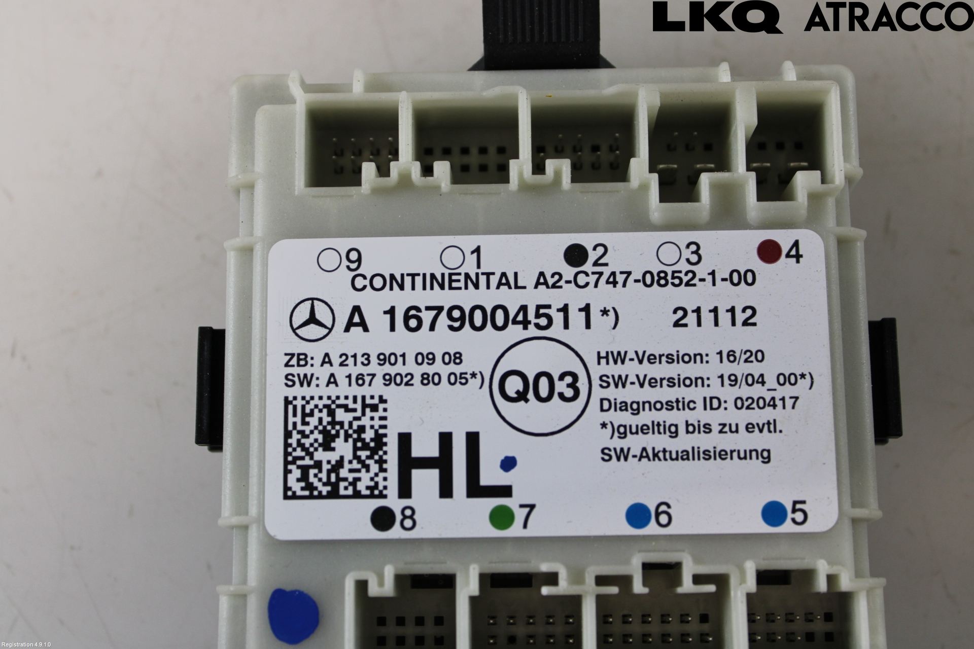 Mercedes-Benz MB EQC (N293) 20- Styreenhet Dør