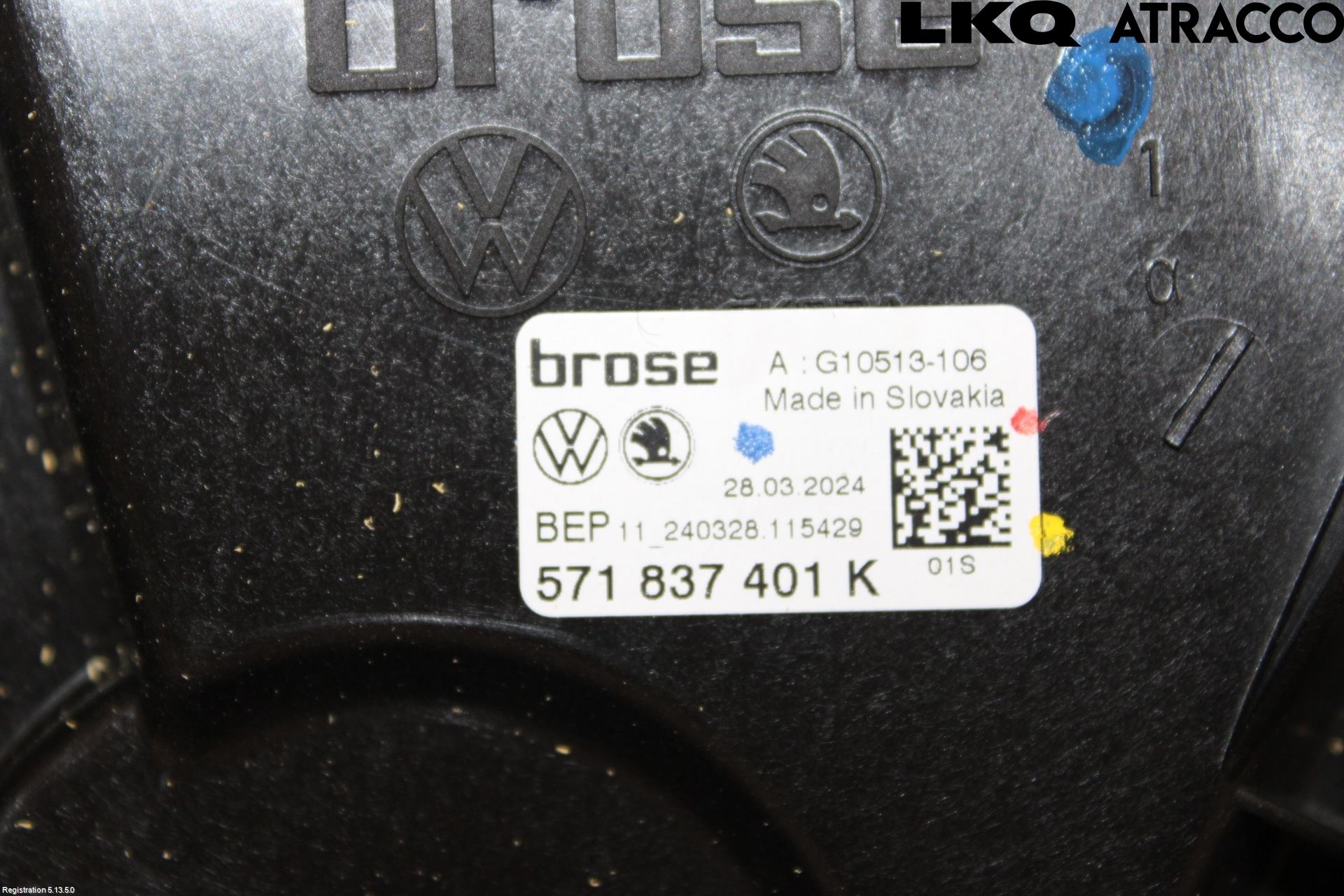 Volkswagen VW TIGUAN 24- Vindusheis El Komp
