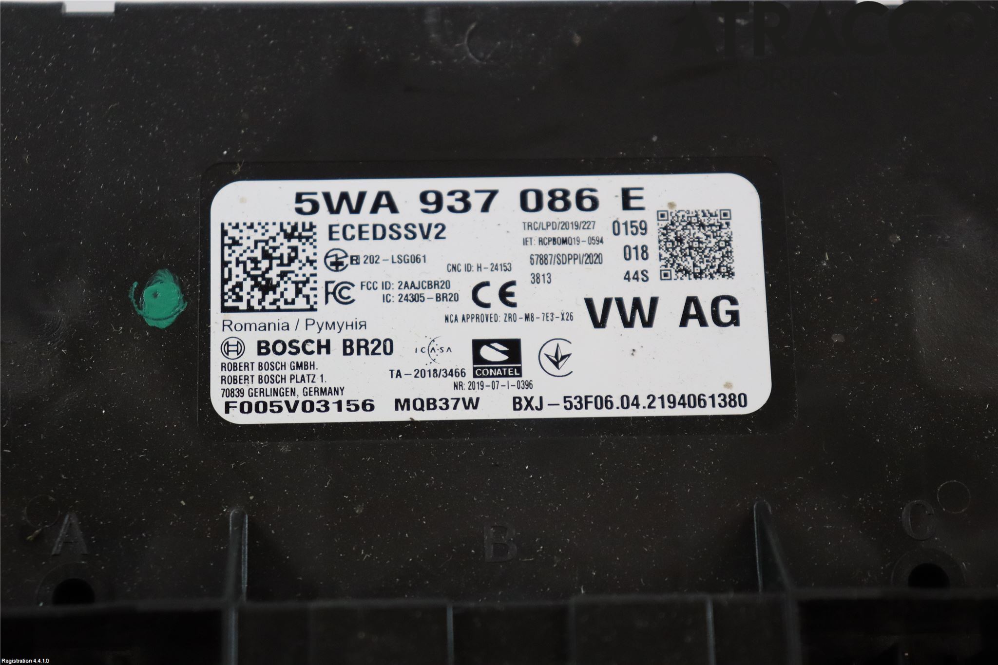 Volkswagen VW GOLF / E-GOLF VIII 20- Styreenhet Klima