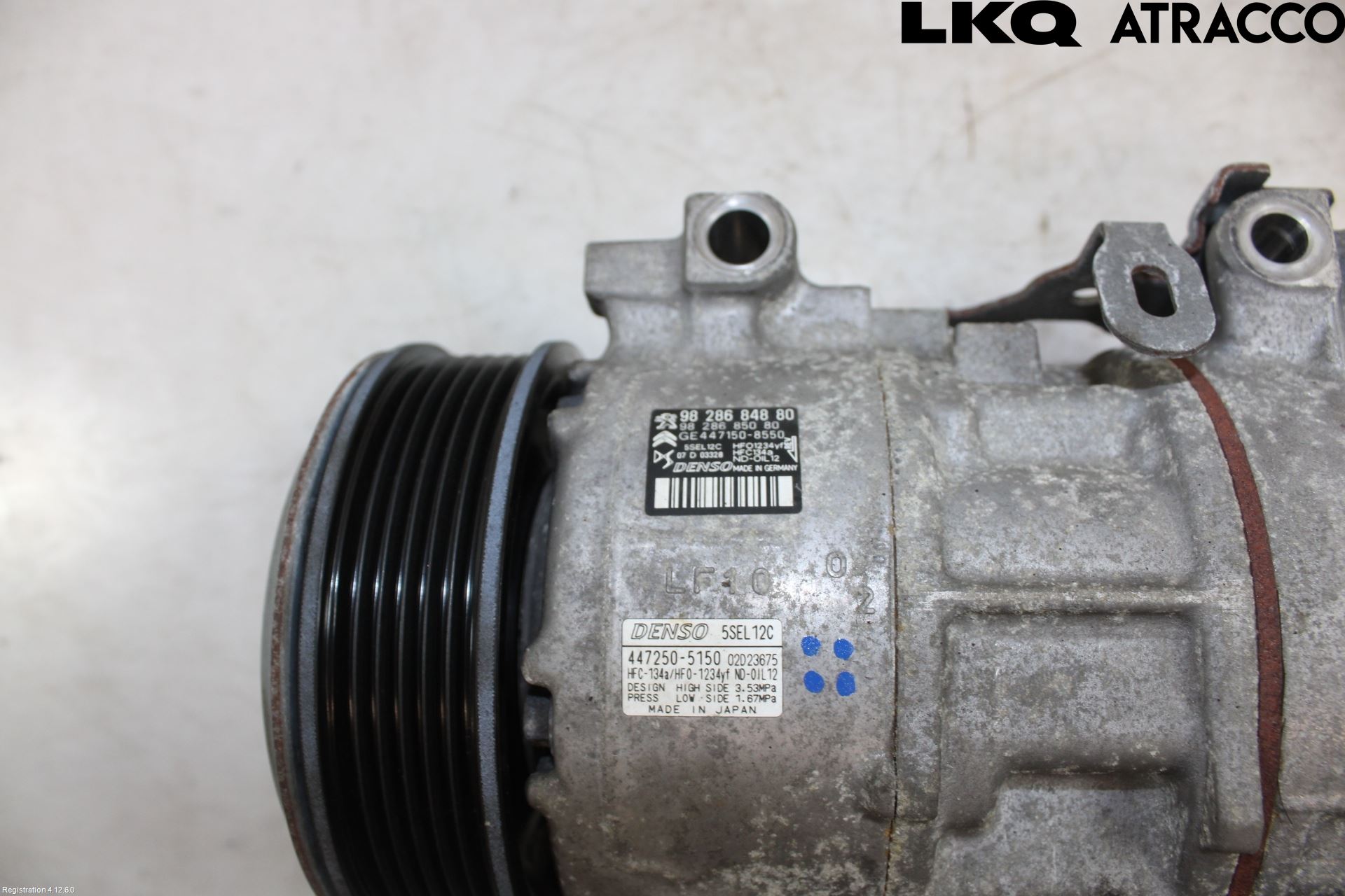 Peugeot 208/E-208 20- Varme Ac Kompressor