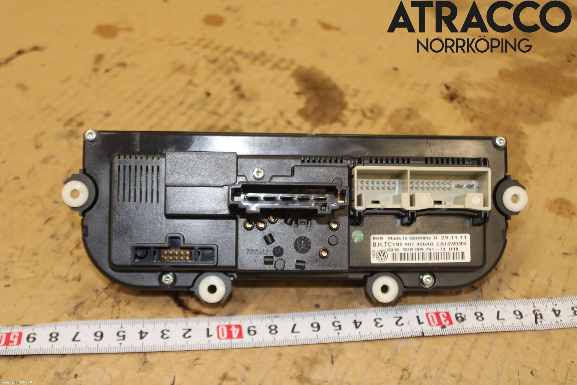 Volkswagen VW CADDY 11-15 Varmeapparat Panel(Regulering)