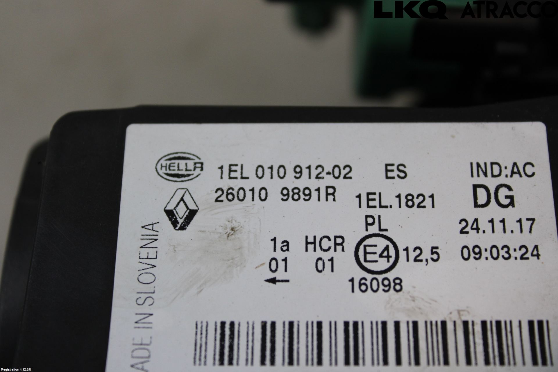 Renault ZOE/E-TECH 13- Frontlykt Høyre