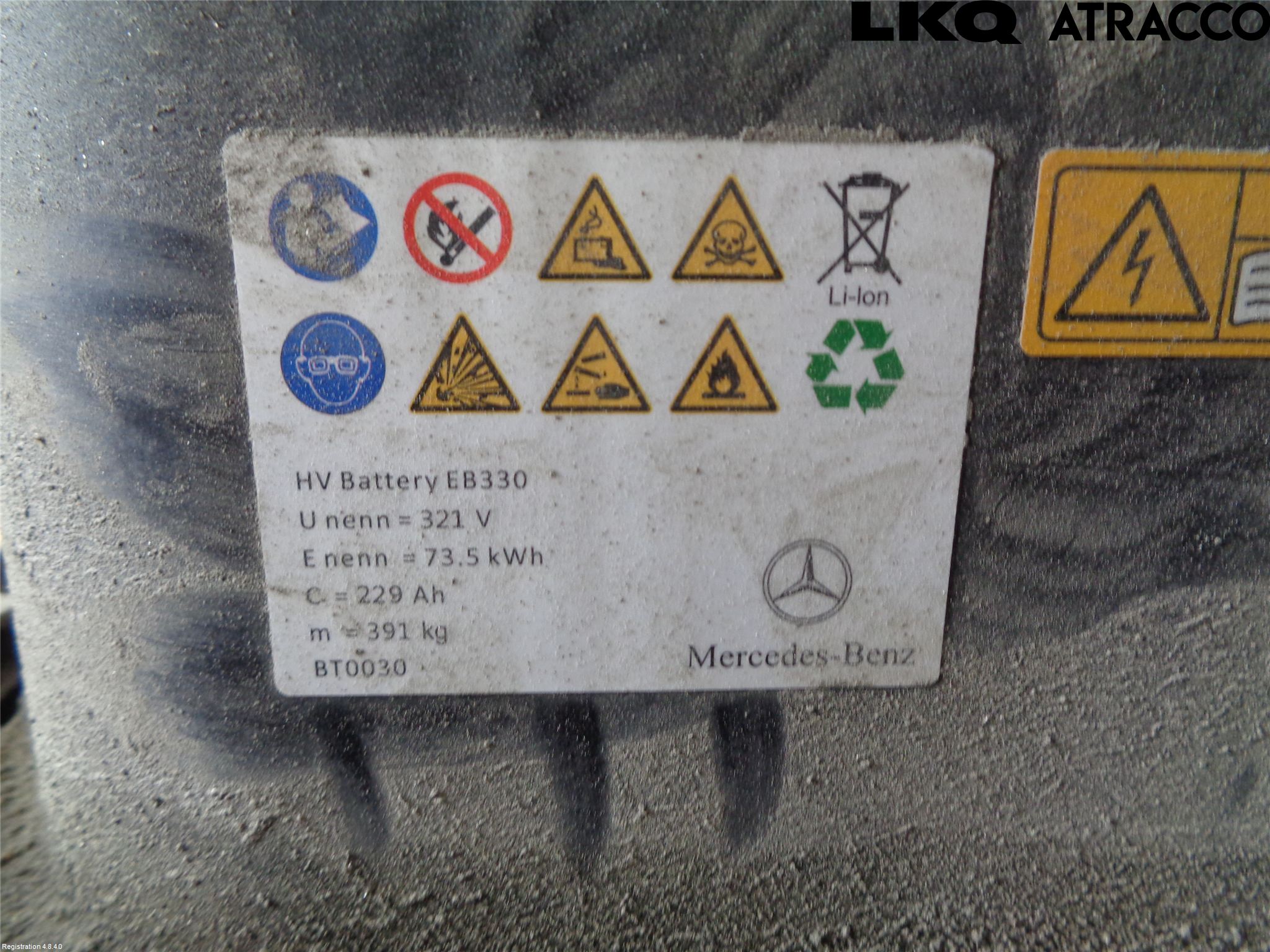 Mercedes-Benz MB EQA (H243) 21- Hybrid Batteri