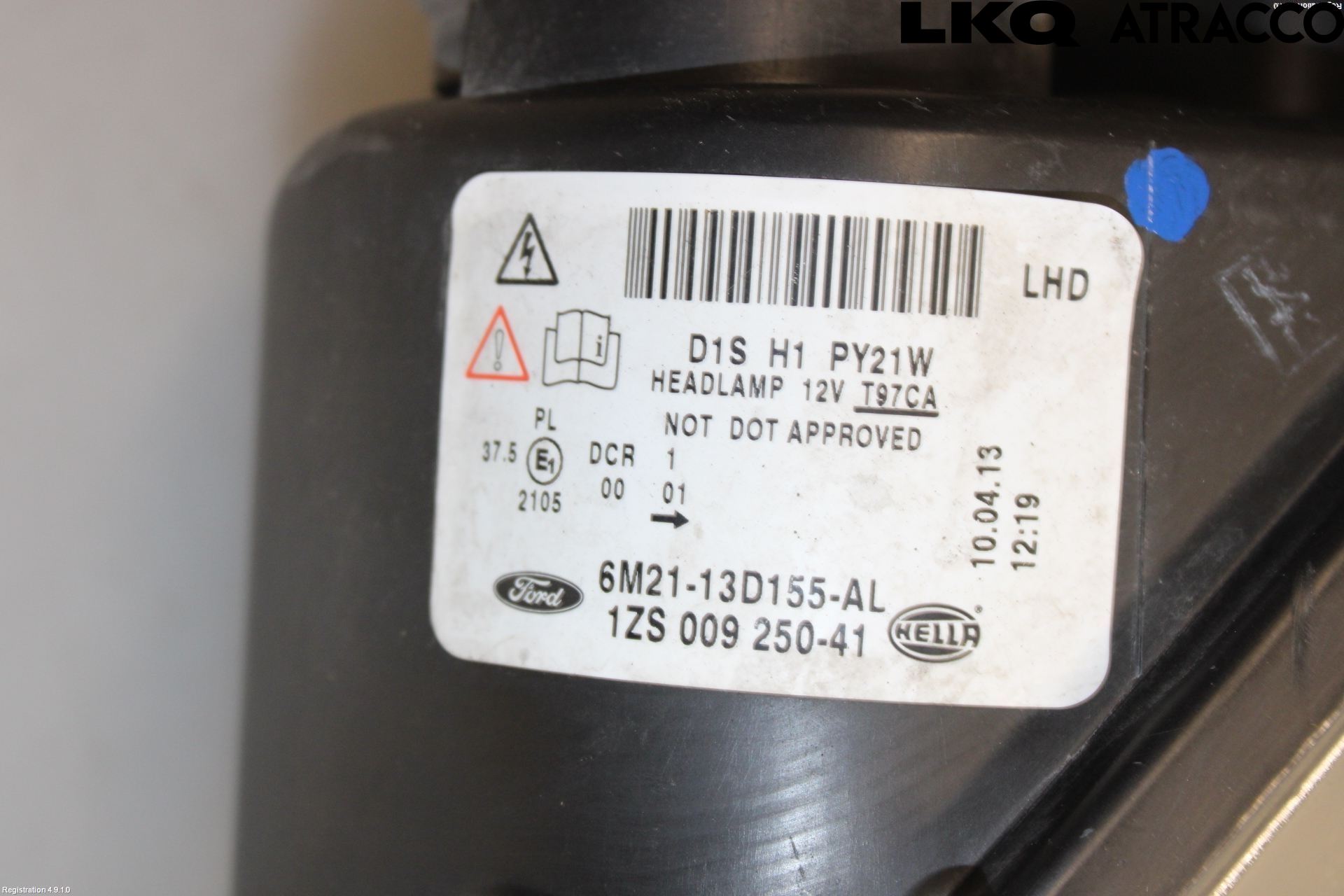 Ford S-MAX 06-15 Frontlykt Venstre