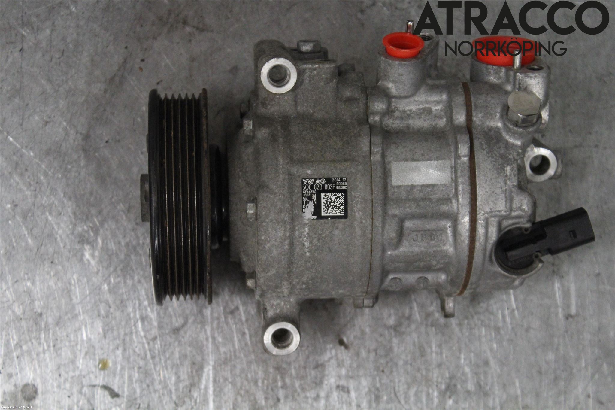 Volkswagen VW GOLF / E-GOLF VII 13-20 Varme Ac Kompressor