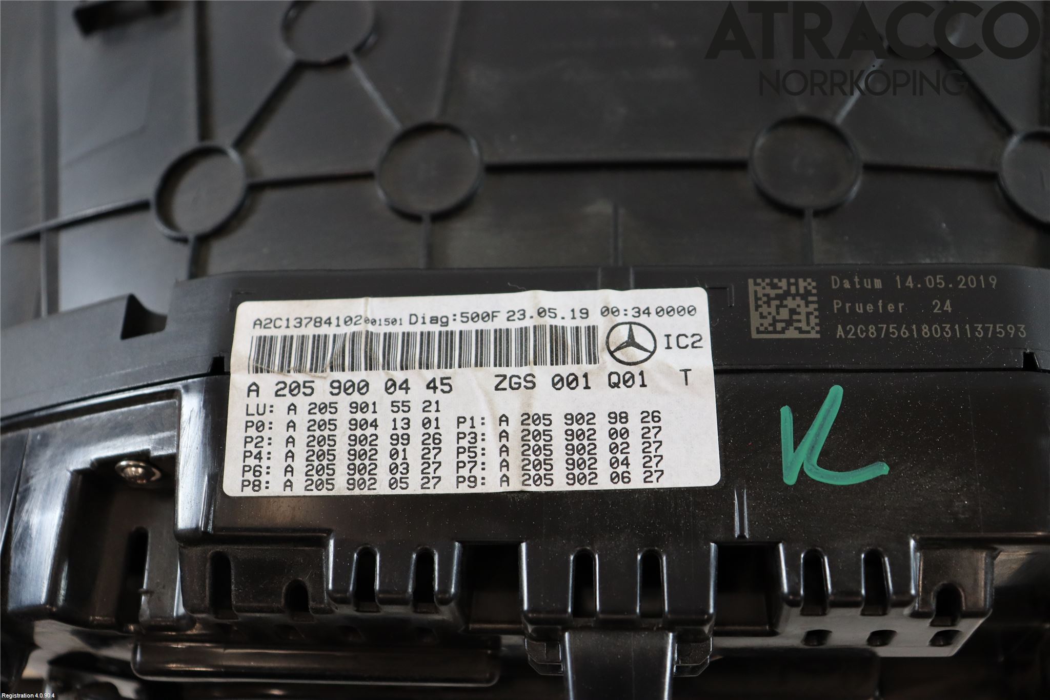 Mercedes-Benz MB C-KLASS (W205) 14-21 Instr Kombinert
