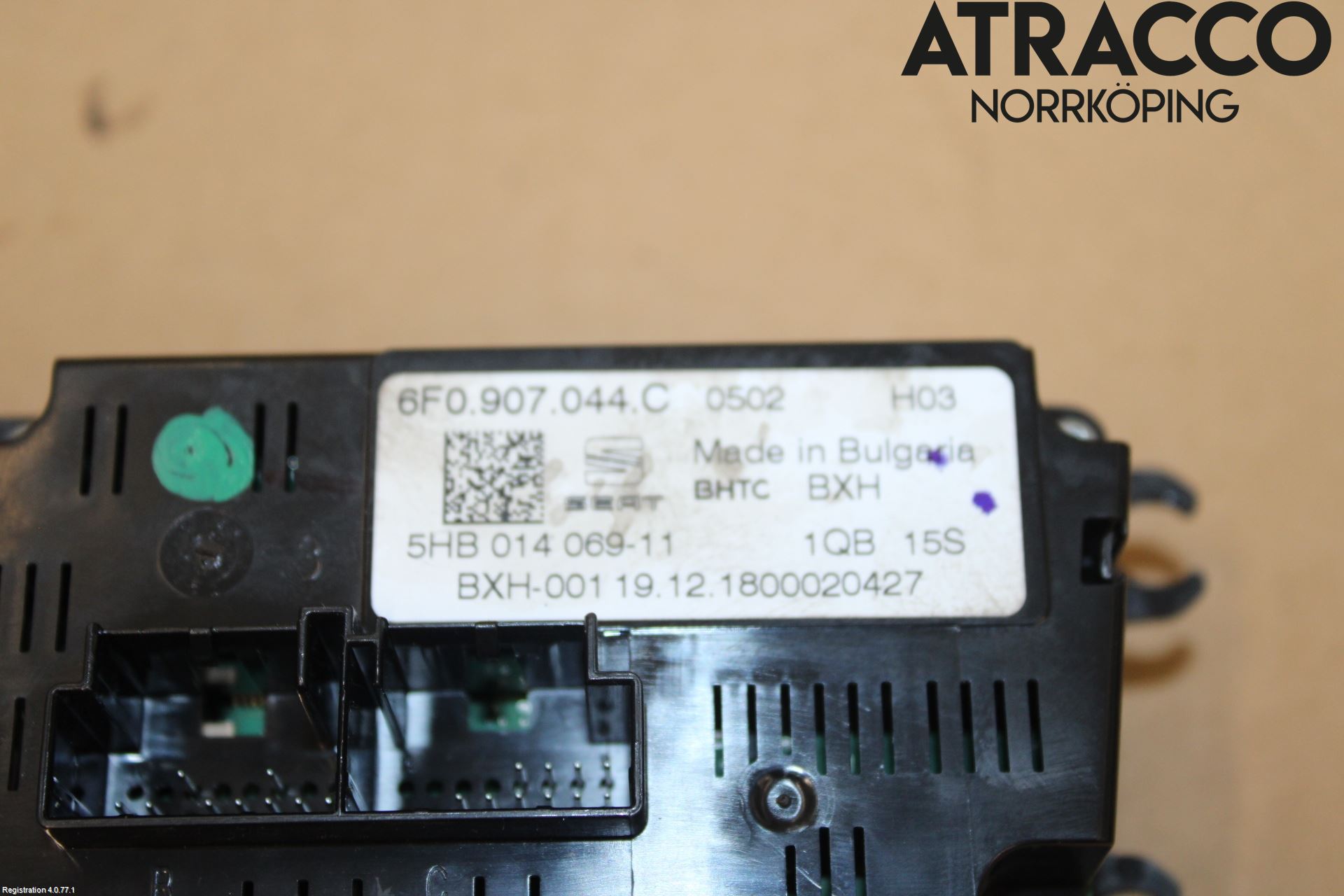 Seat IBIZA V 17-20 Varmeapparat Panel(Regulering)