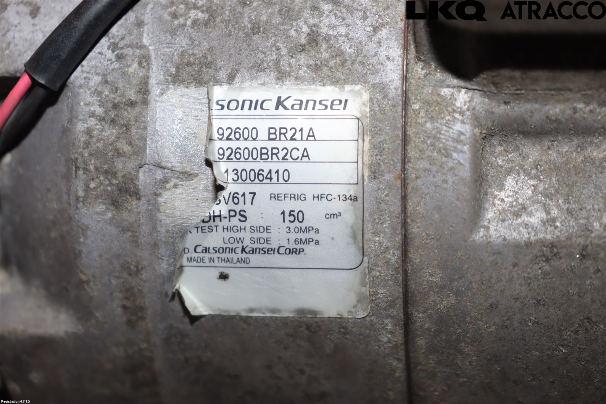 Nissan QASHQAI+2  10-14 Varme Ac Kompressor