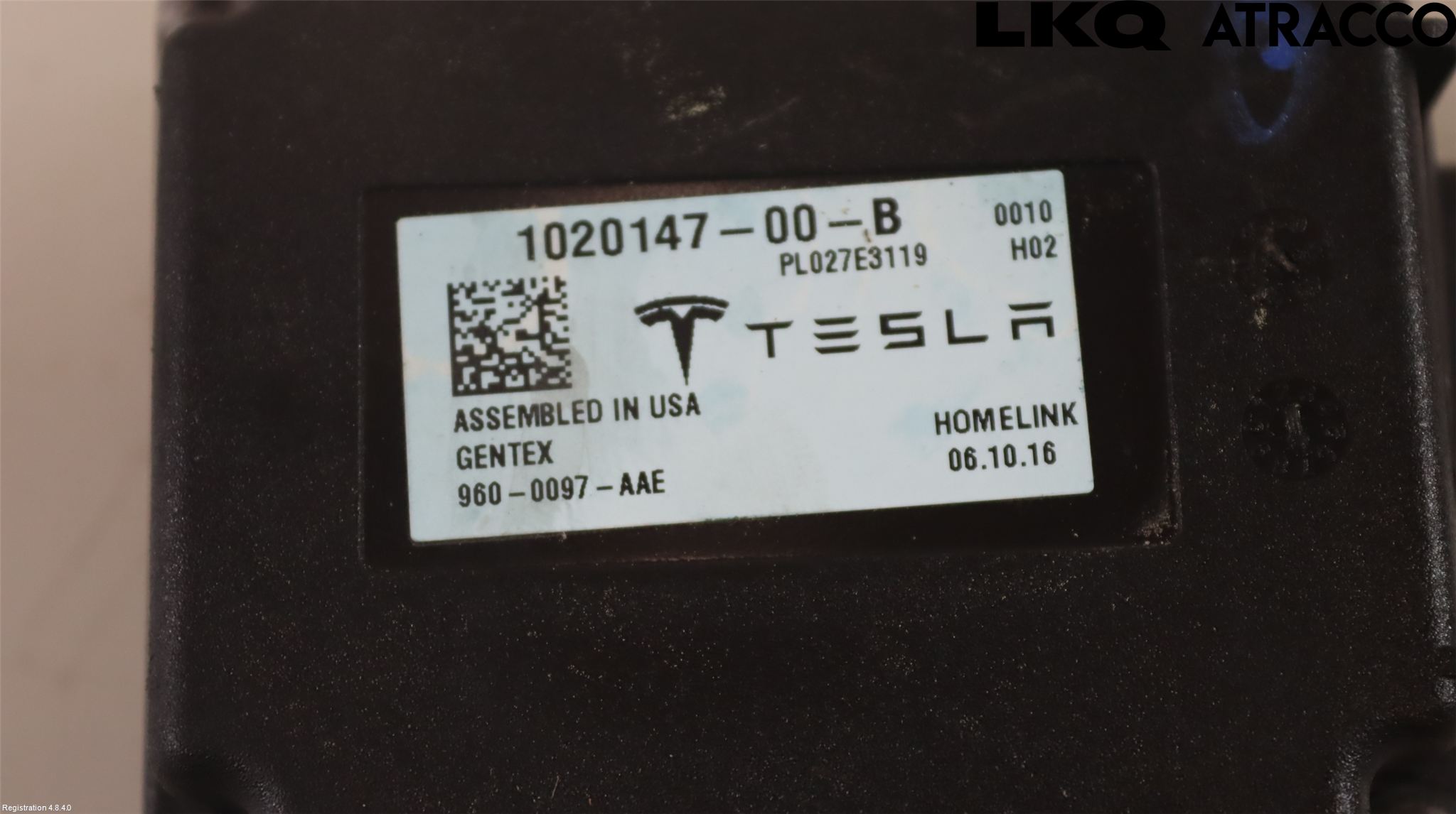 Tesla MODEL X 16- Styreenhet Øvrig