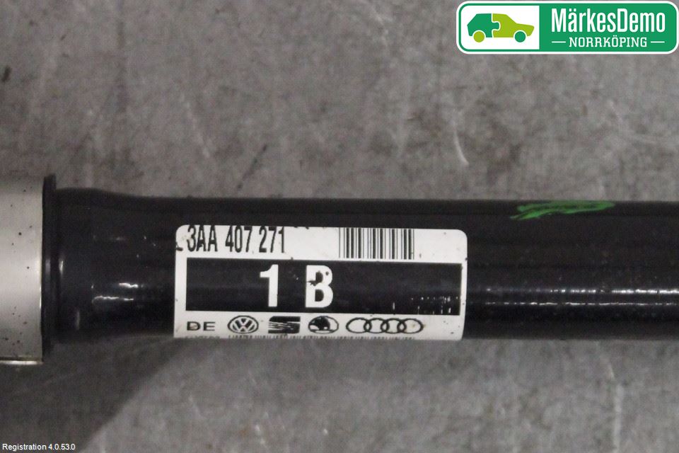 Volkswagen VW CADDY 16-20 Drivaksel Foran Kompl Venstre