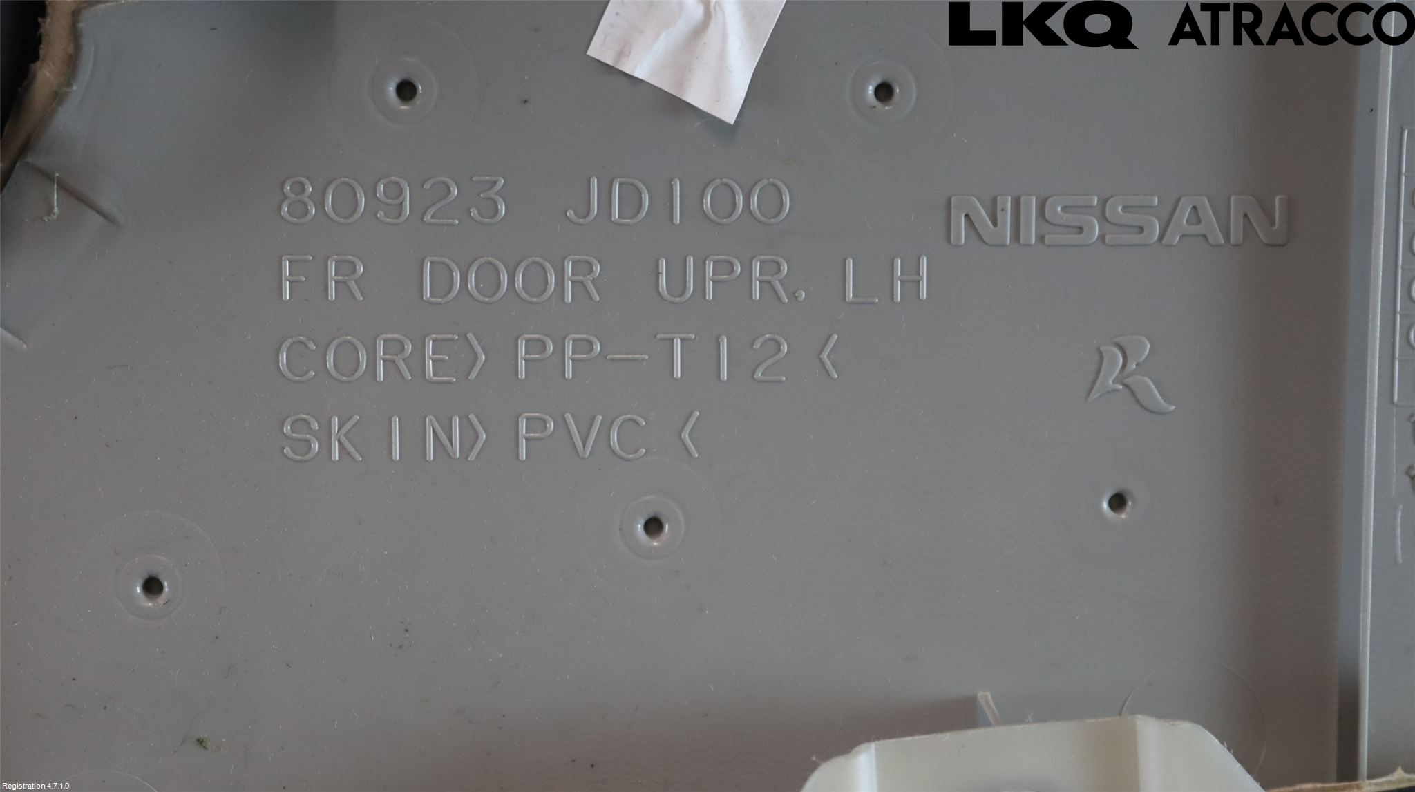 Nissan QASHQAI 10-14 Innr Dørtrekk Venstre