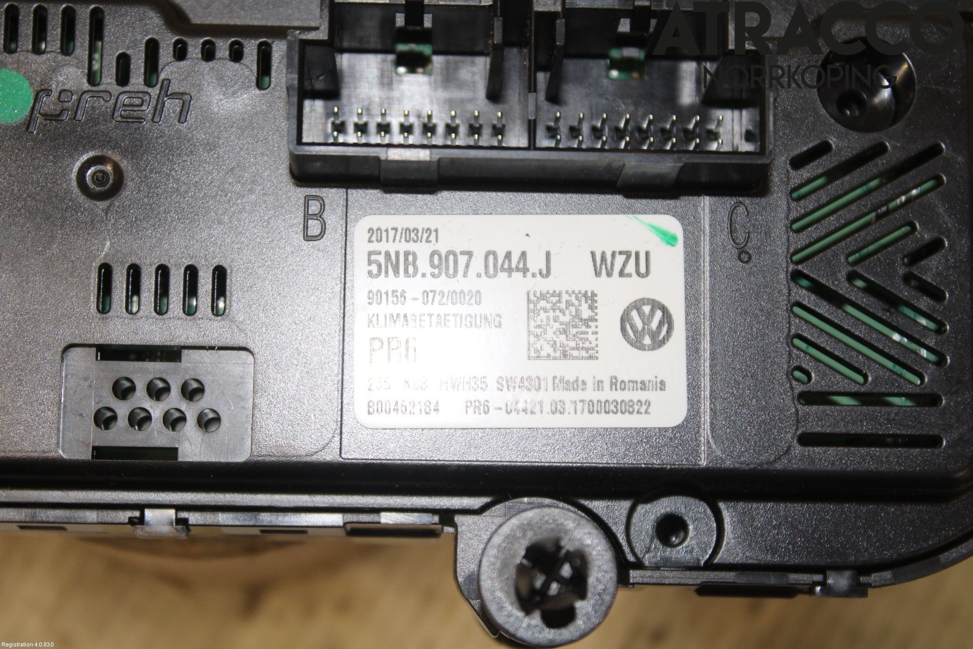 Volkswagen VW TIGUAN 16-24 Varmeapparat Panel(Regulering)
