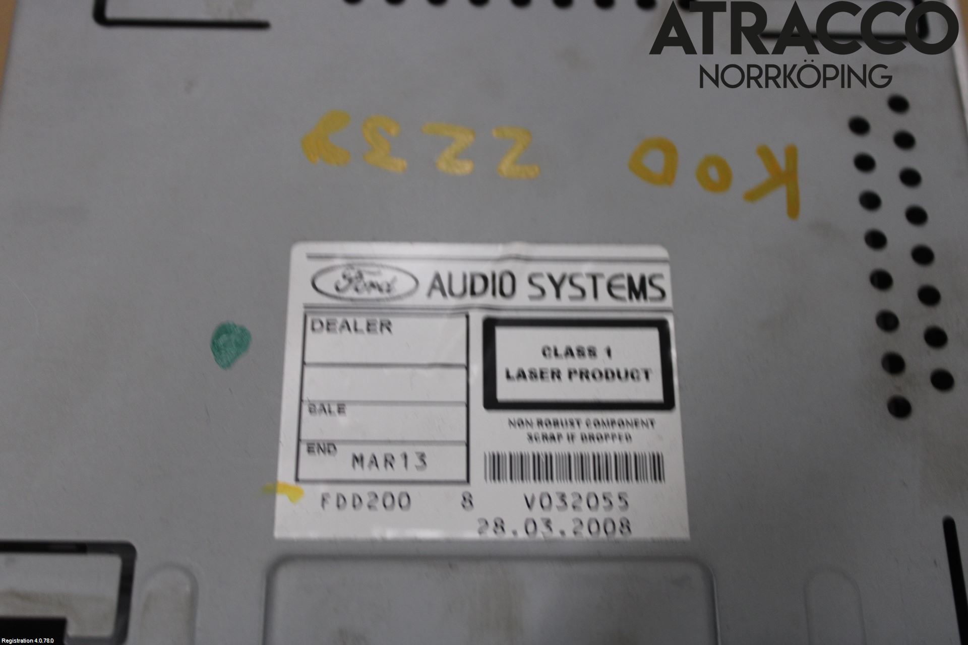 Ford FOCUS 08-11 Stereo Radio Med Cd