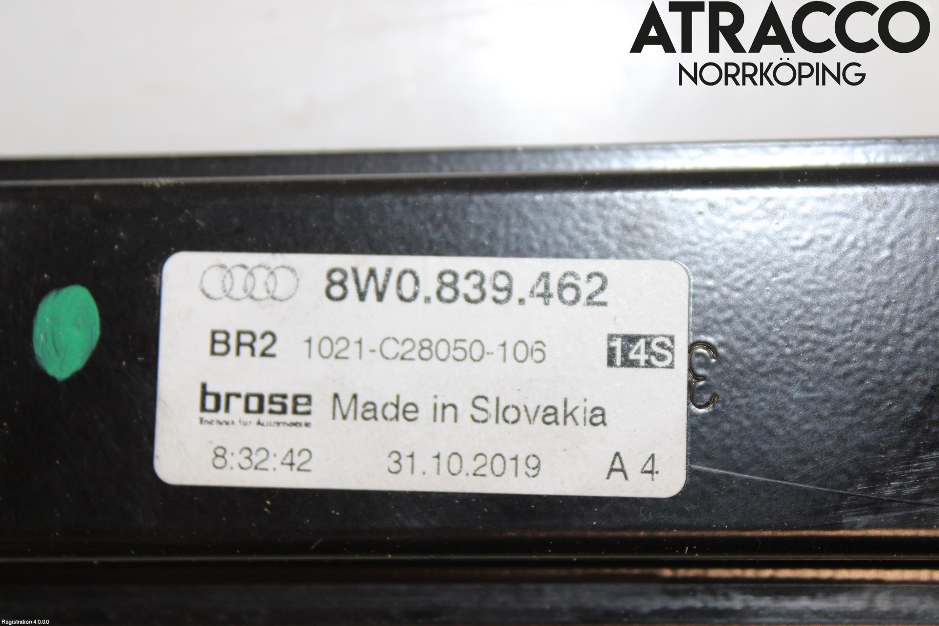 Audi A4/S4 B9 20- Vindusheis El Komp