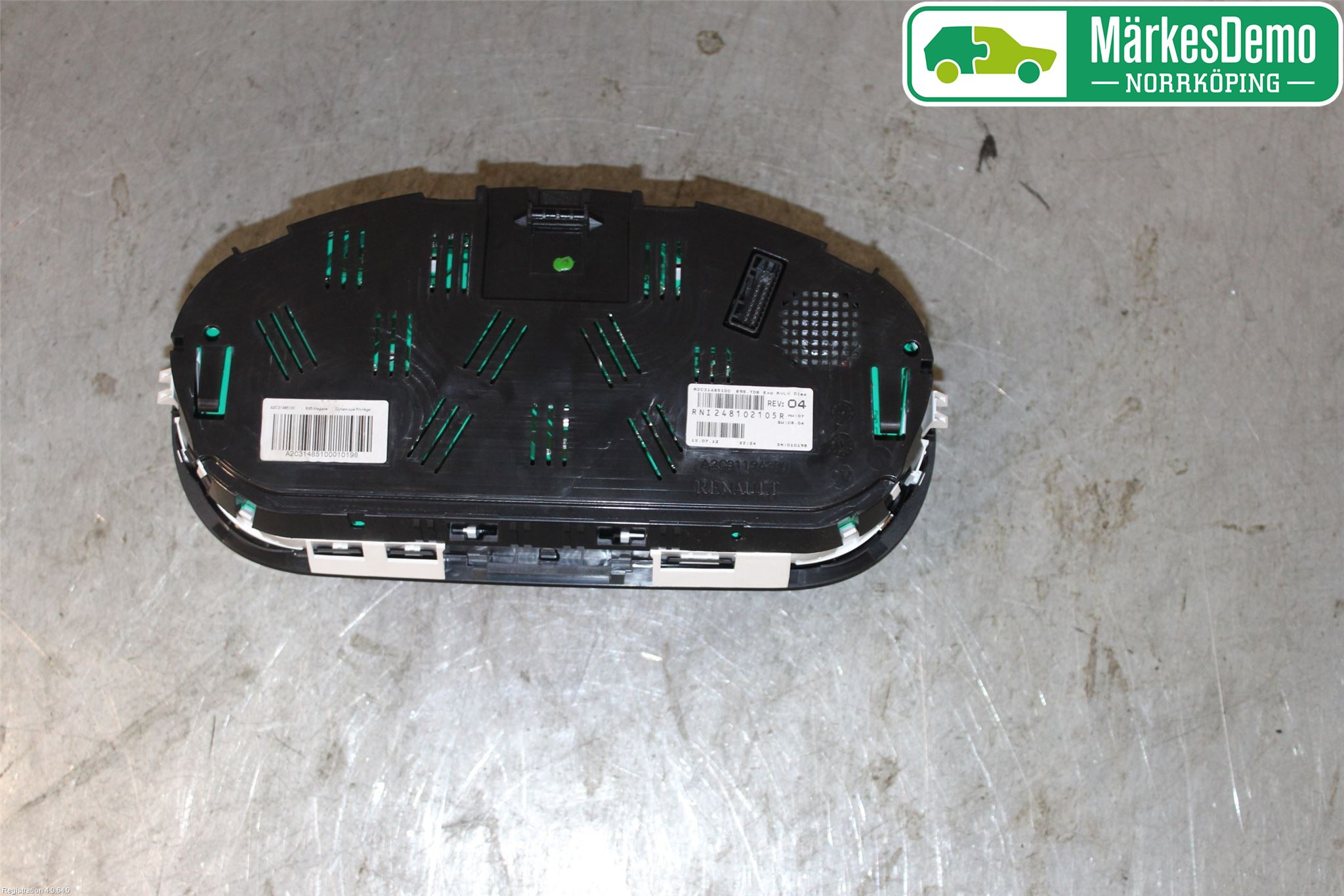 Renault MEGANE III 09-15 Instr Kombinert