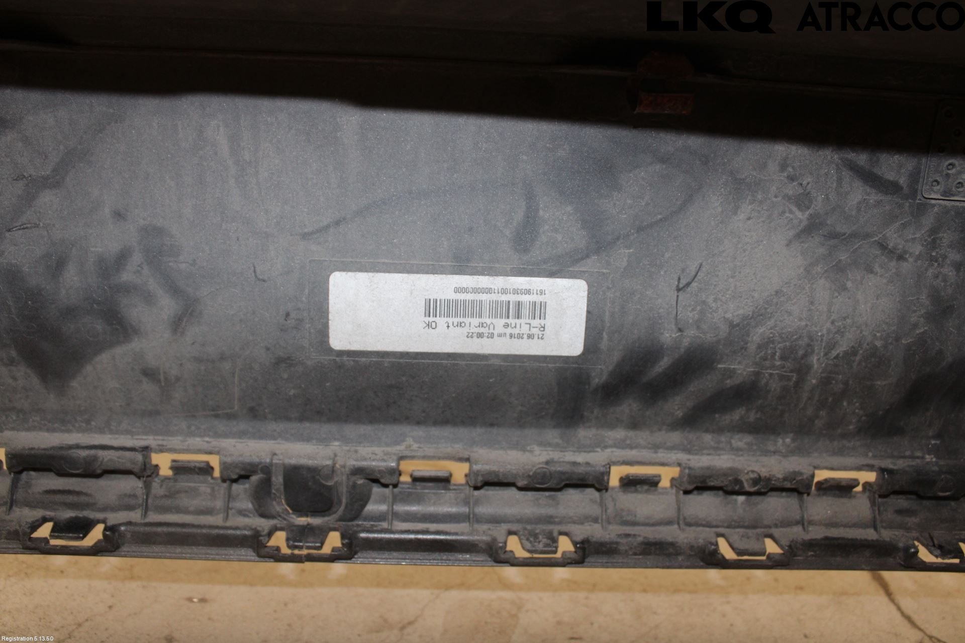 Volkswagen VW GOLF / E-GOLF VII 13-20 Støtfanger Bak