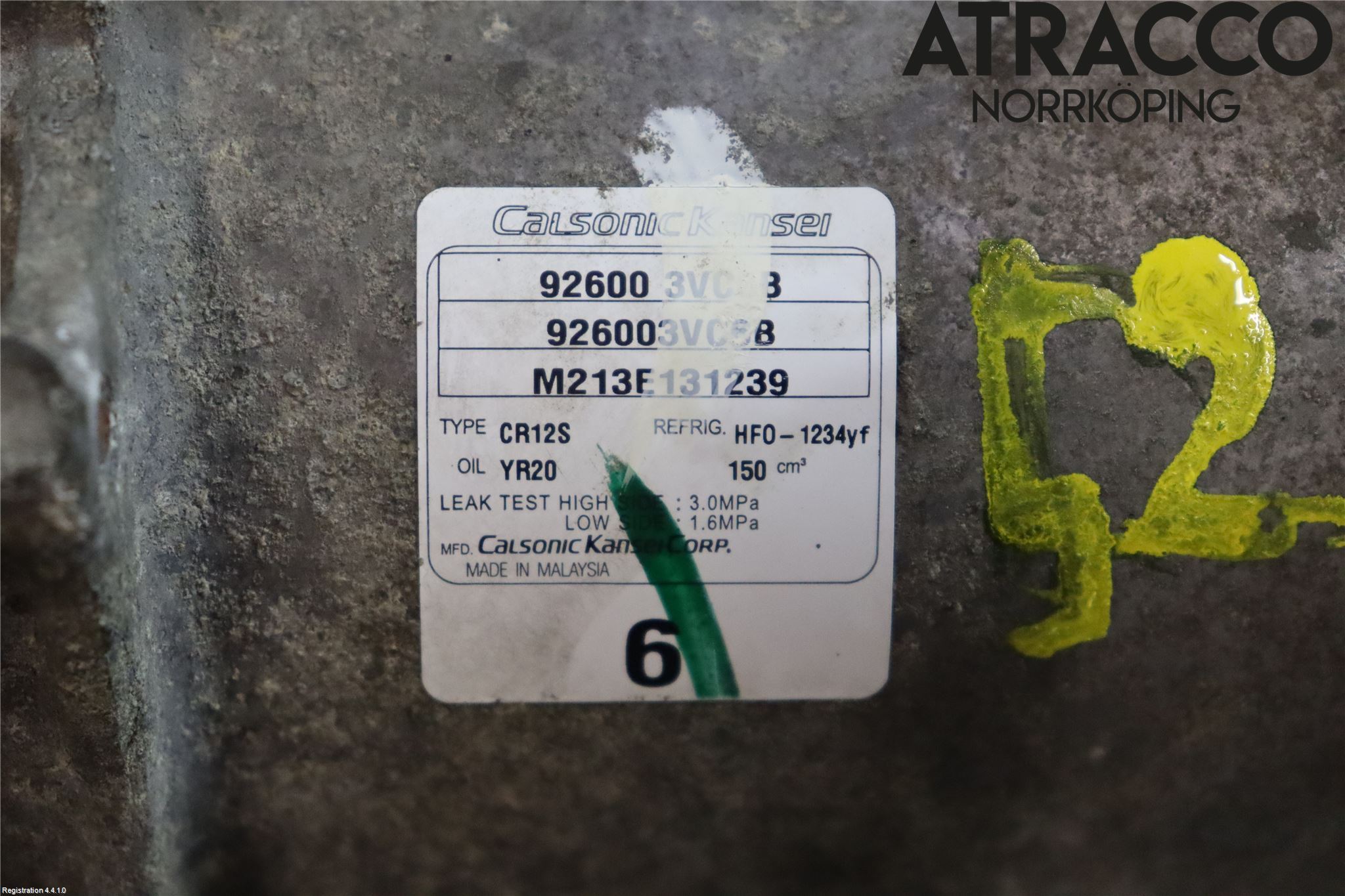 Nissan NOTE E12 14-20 Varme Ac Kompressor