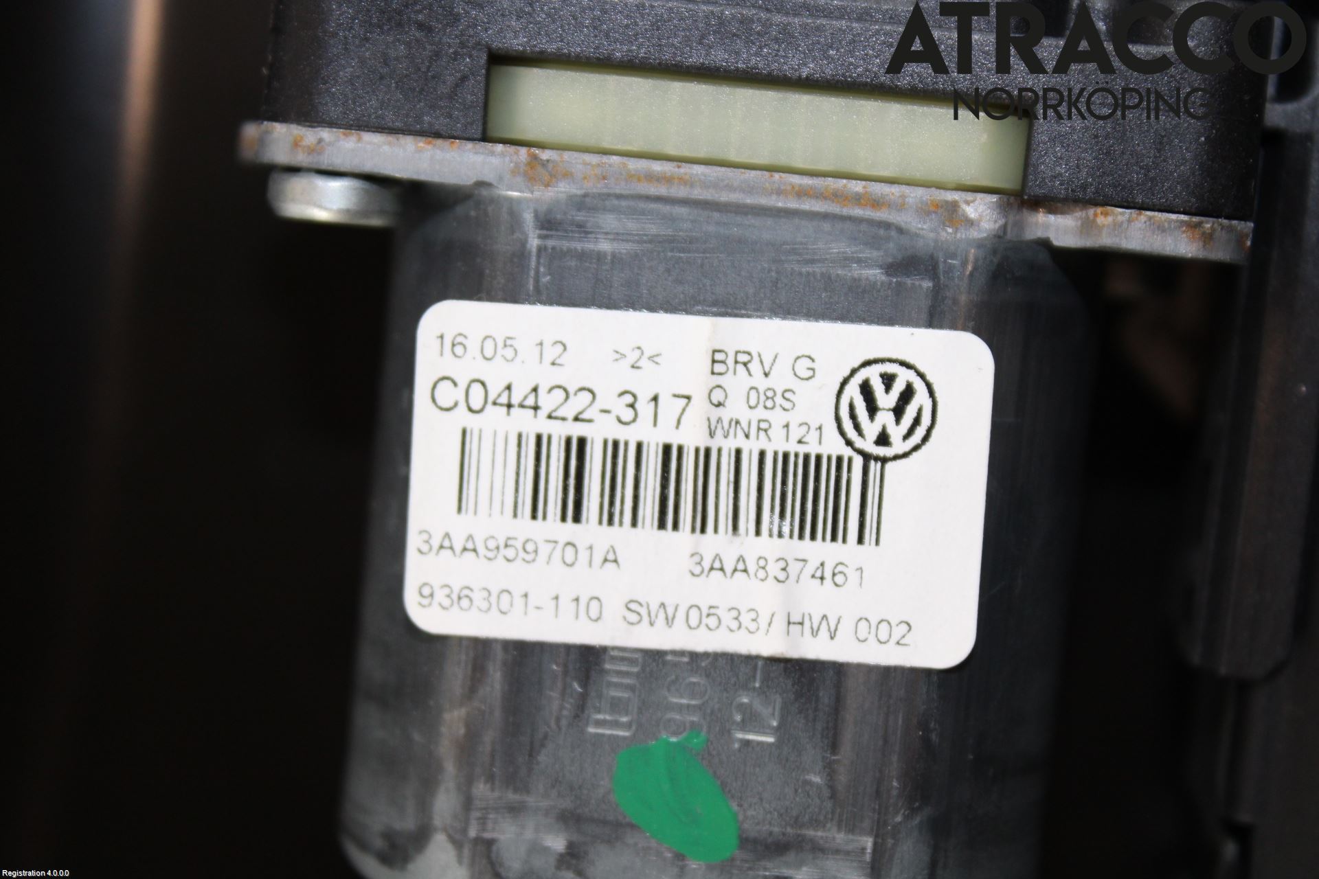 Volkswagen VW PASSAT 11-14 Vindusheis El Komp