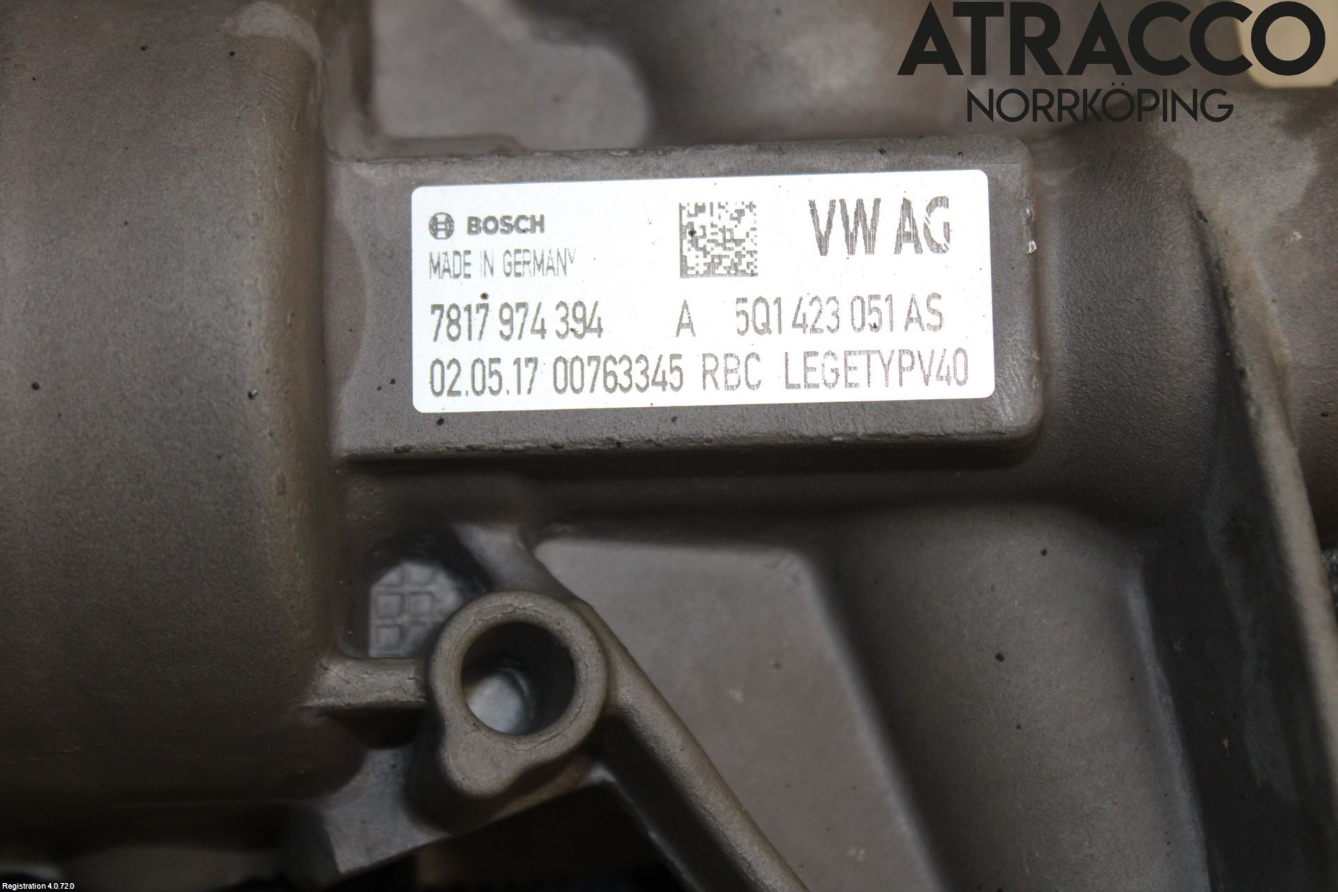 Volkswagen VW GOLF / E-GOLF VII 13-20 Styrväxel/Snäcka Elektrisk