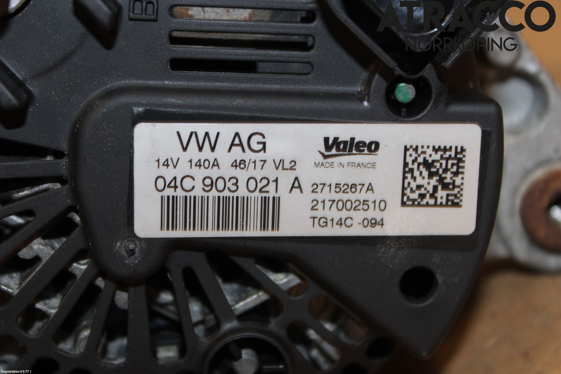 Volkswagen VW GOLF / E-GOLF VII 13-20 Dynamo