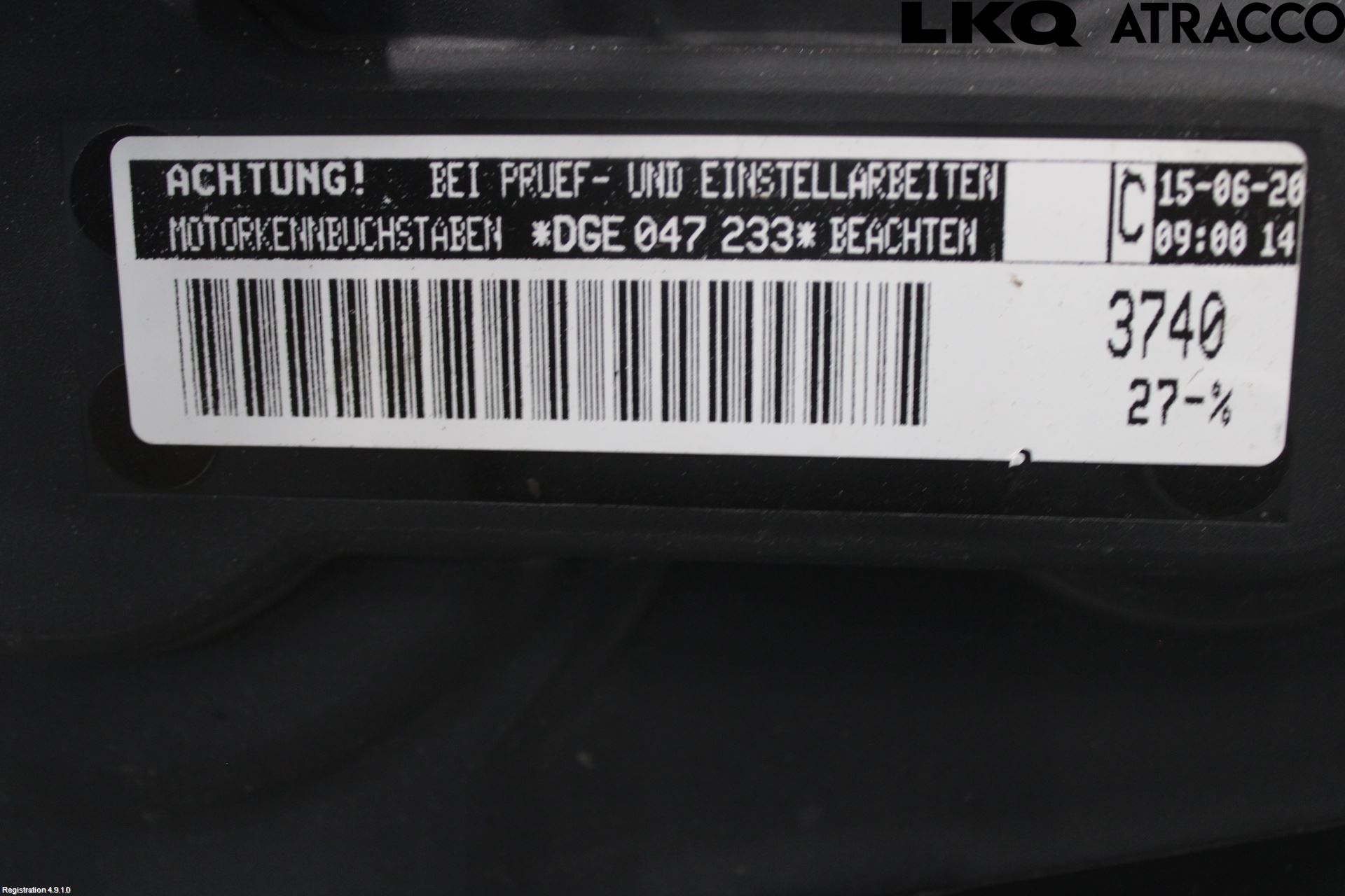 Volkswagen VW GOLF / E-GOLF VII 13-20 Motor Bensin