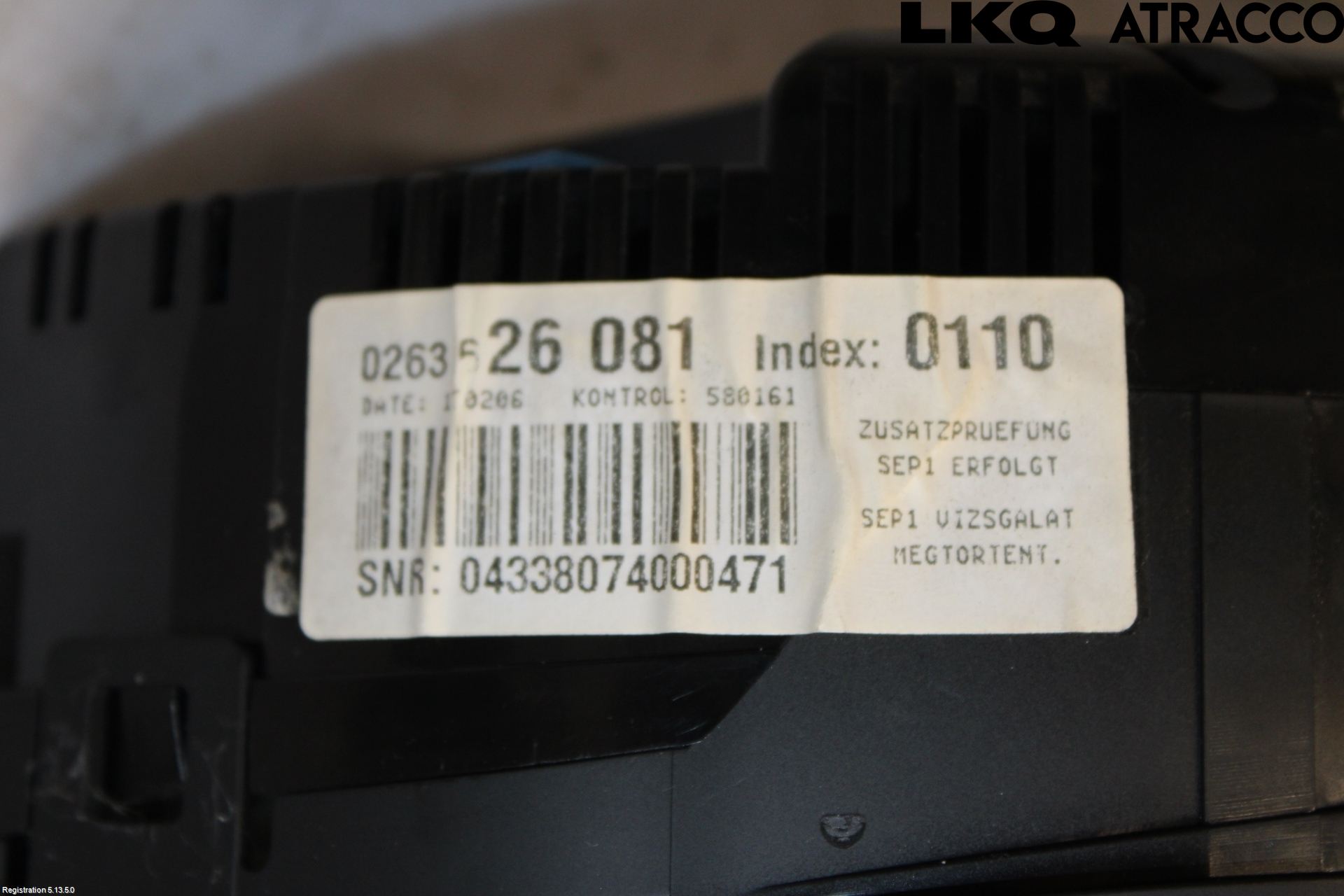Audi A4/S4 05-07 Instr Kombinert