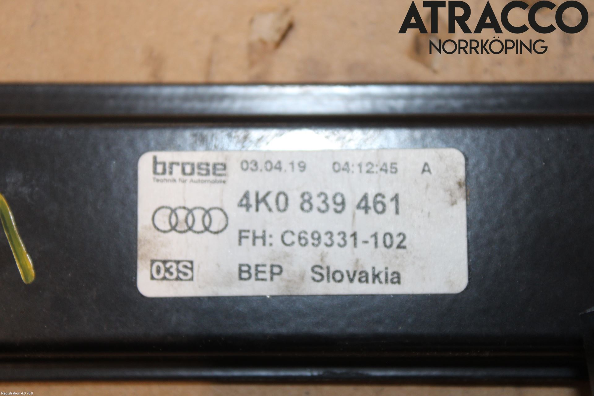 Audi A6 F2/C8 19- Vindusheis El Komp