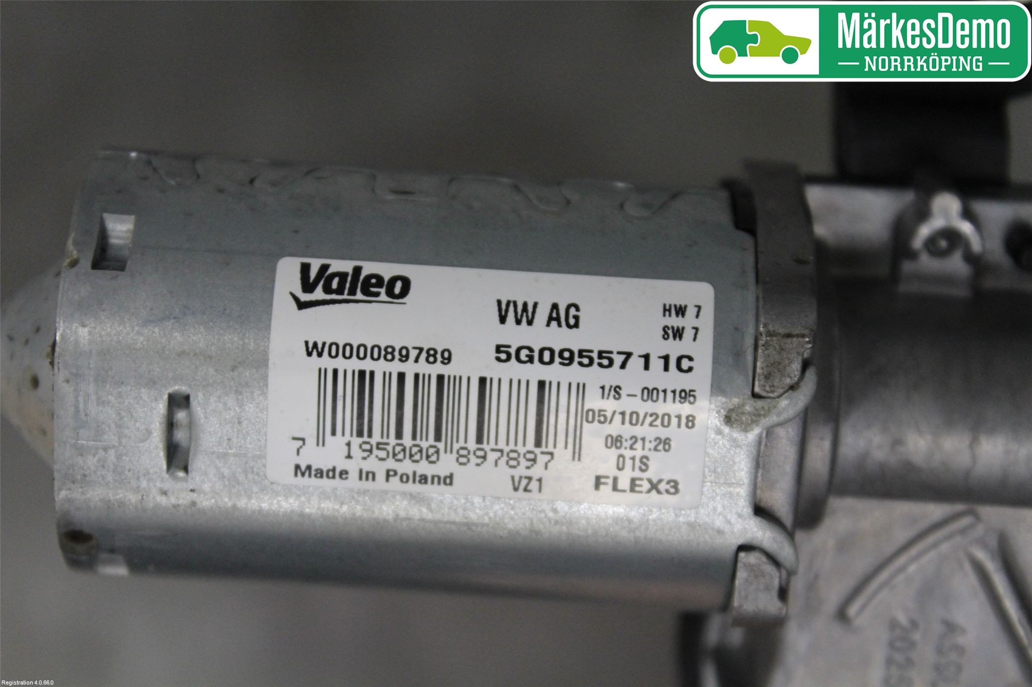 Volkswagen VW GOLF / E-GOLF VII 13-20 Viskermotor Bakluke