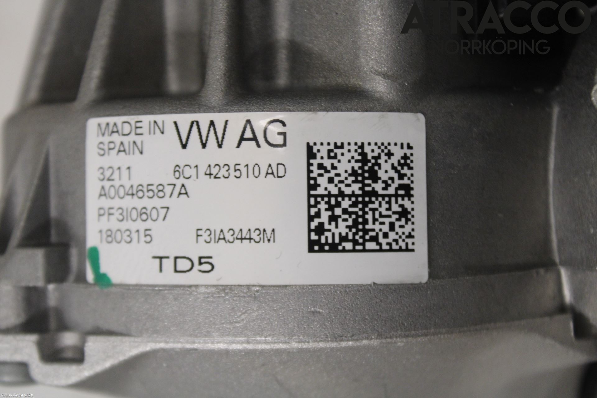 Volkswagen VW POLO 10-17 Rattakselaggregat Innebygd Servo
