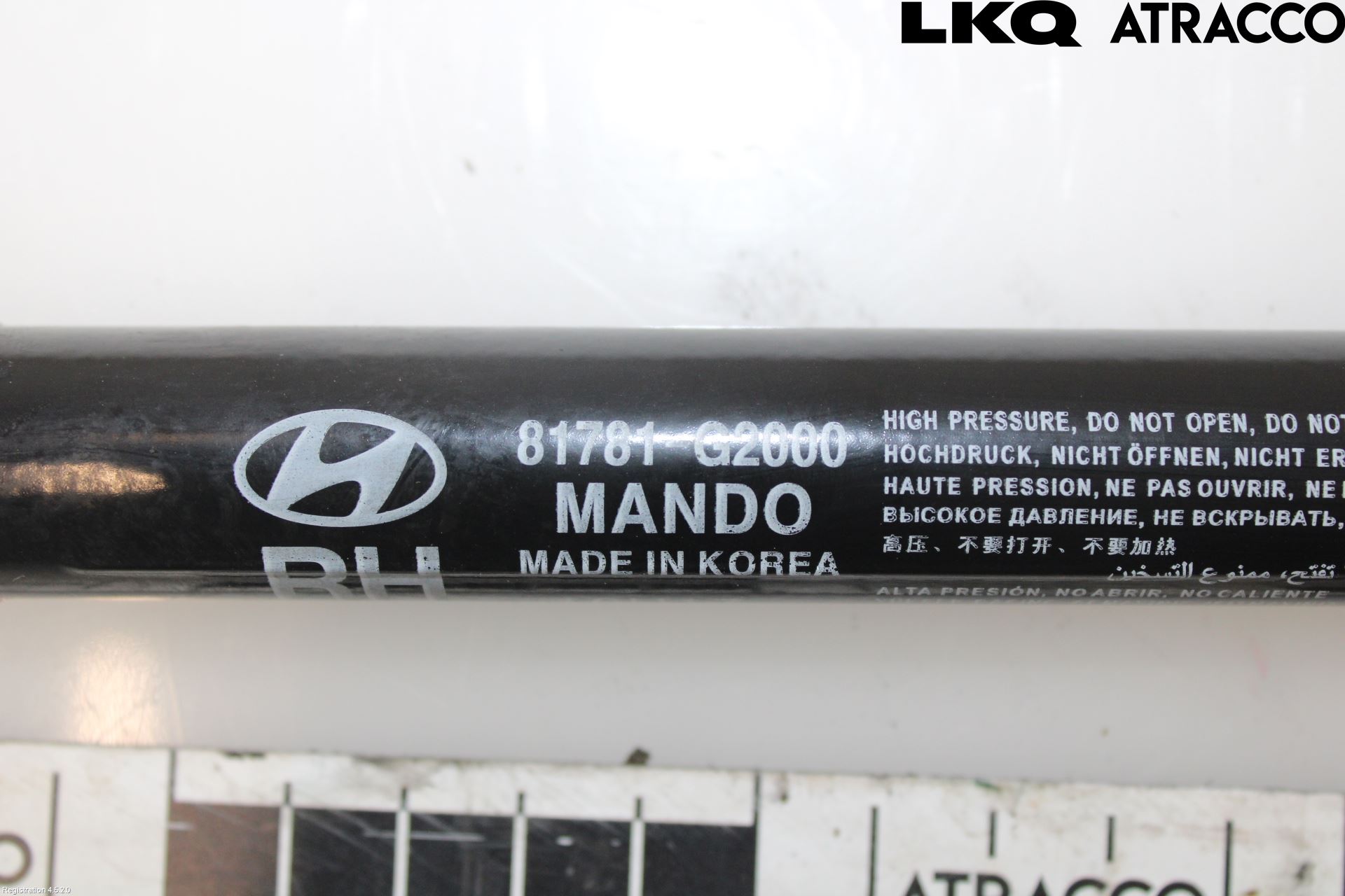 Hyundai IONIQ AE 17-22 Bakluke Demper-Gassfjær