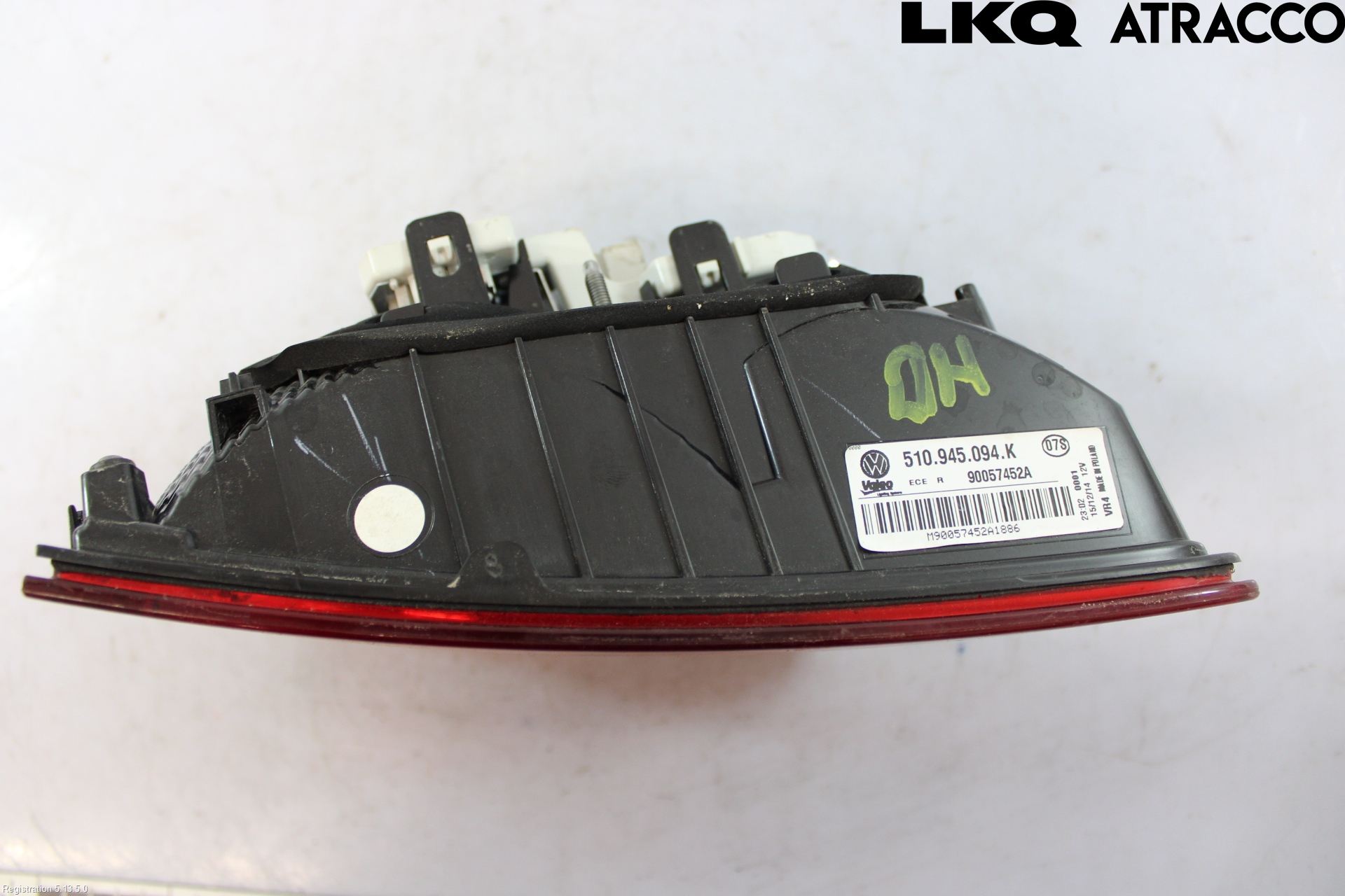 Volkswagen VW GOLF SPORTSVAN 15-20 Baklykt Høyre  På Luke(Indre)