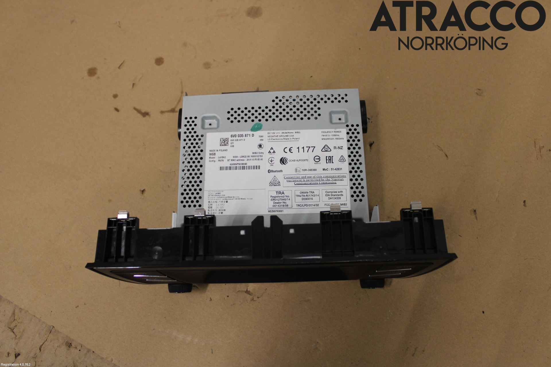 Skoda FABIA 15-21 Stereo Radio Med Cd