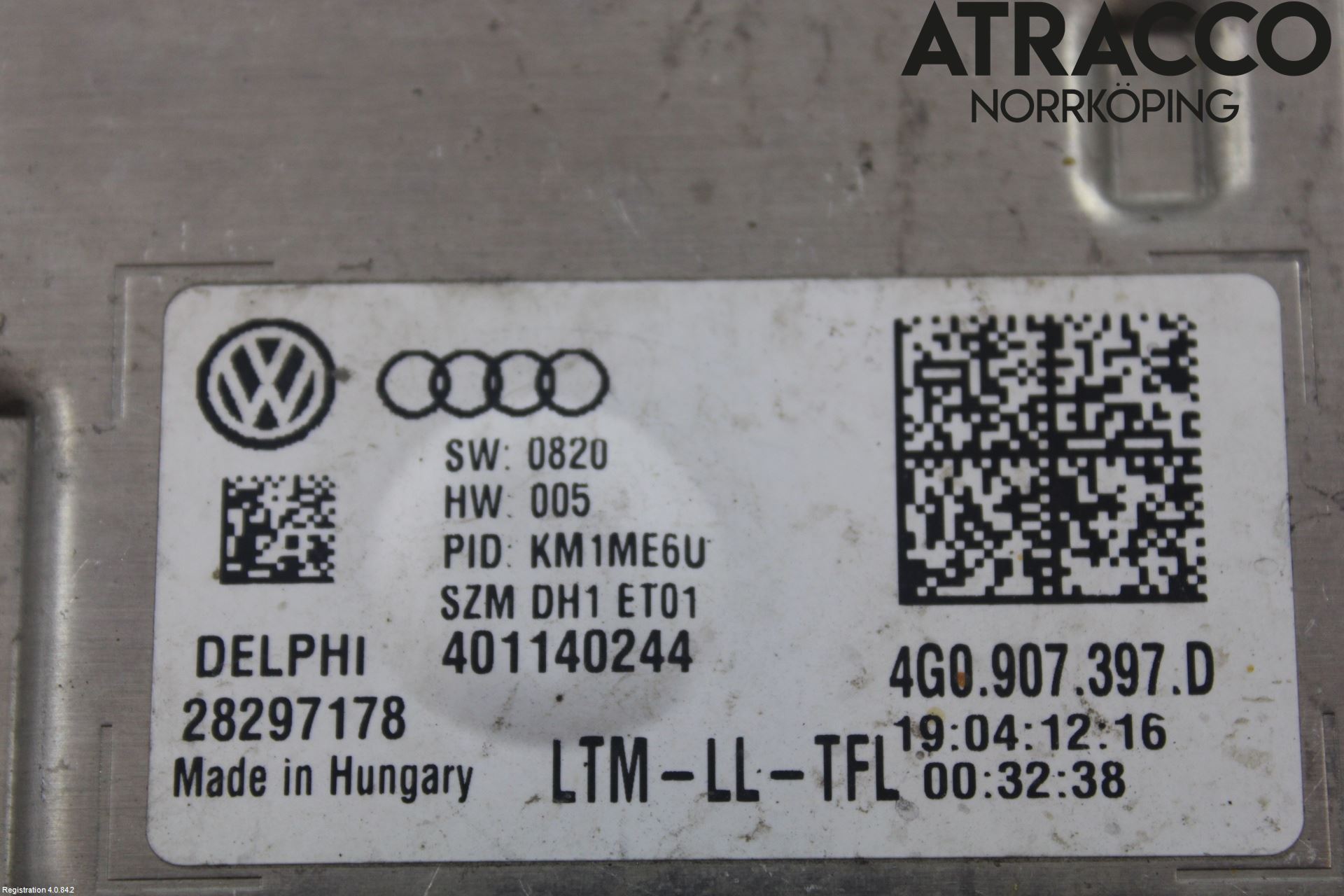 Audi A6/S6 4G 11-18 Styreenhet Xenon