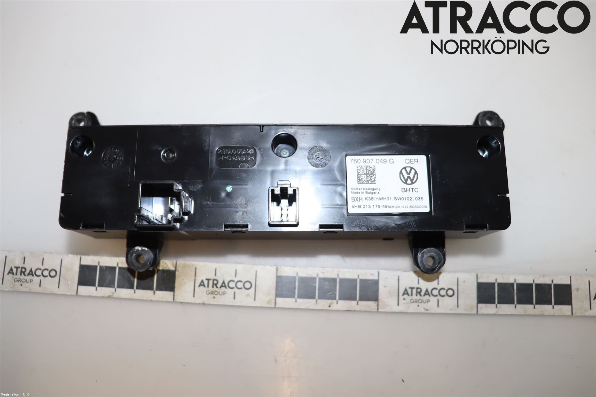Volkswagen VW TOUAREG CR 18- Varme Ac Betjening-Display