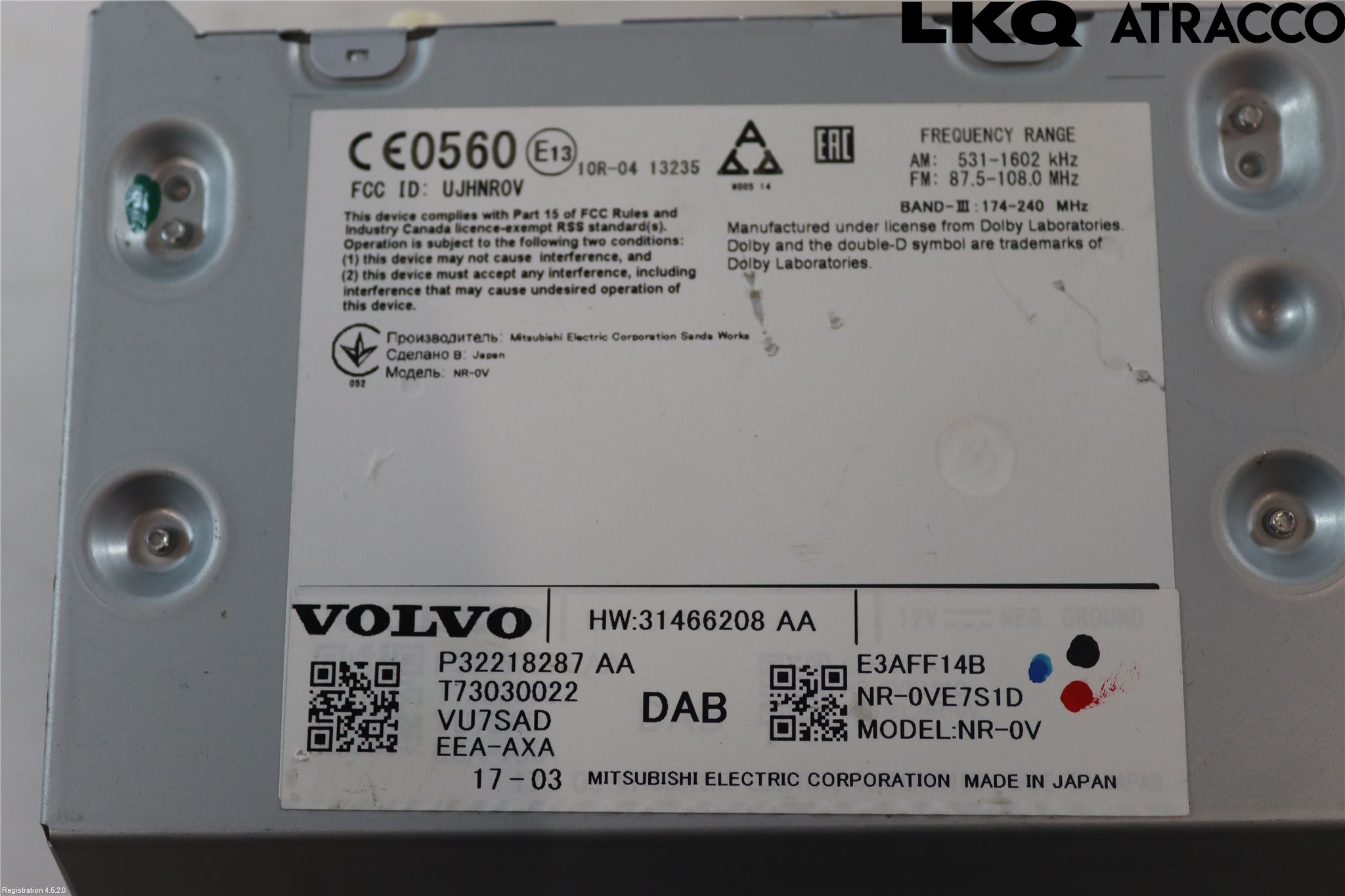 Volvo V90 CROSS COUNTRY 17->> Stereo Radio Med Cd