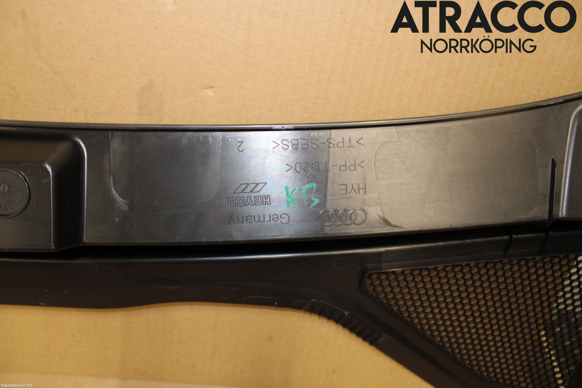 Audi A3/S3 8Y 21- Visker Deksel-Grill-Under Frr