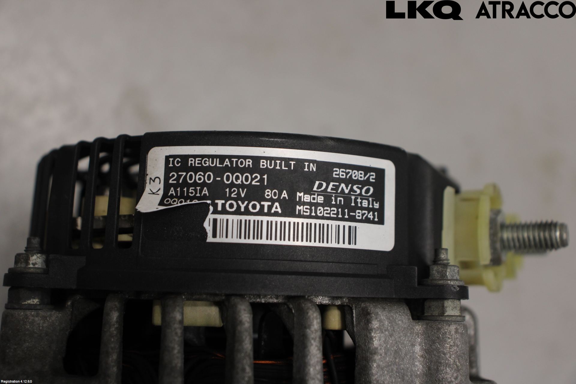 Toyota AYGO 06-14 Dynamo