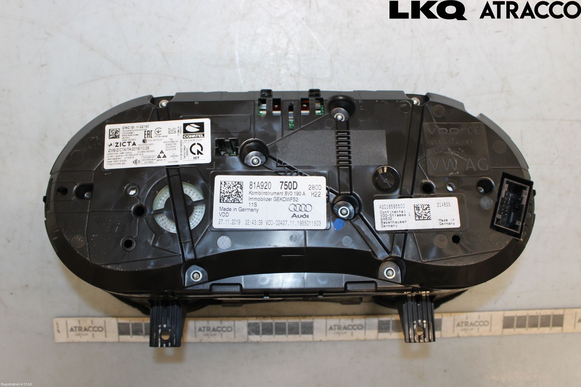 Audi Q2/SQ2 17- Instr Kombinert