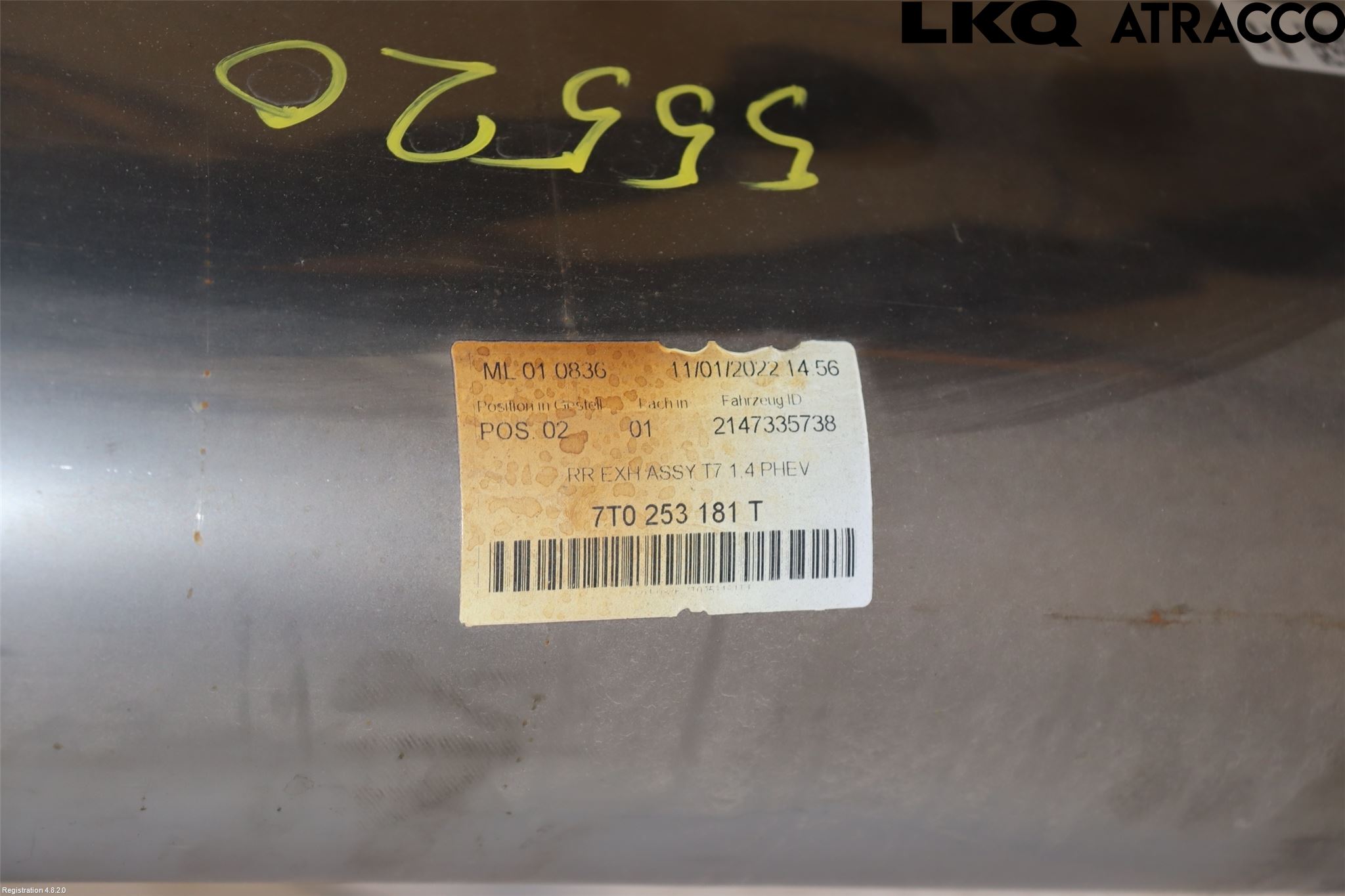 Volkswagen VW TRANSP/CARAVELLE (T7) 22-24 Eksos Midtre Potte