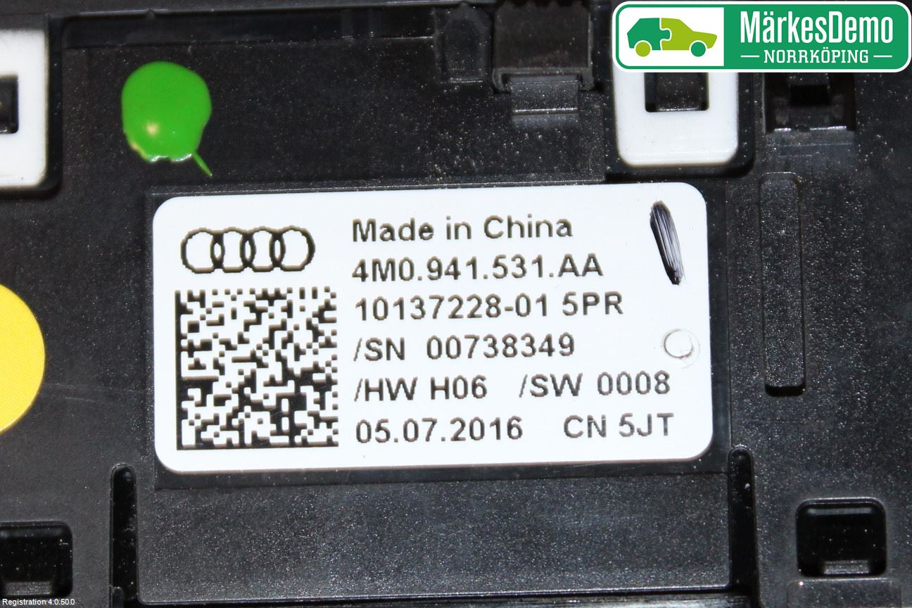 Audi A5 17- Bryter Hovedlys