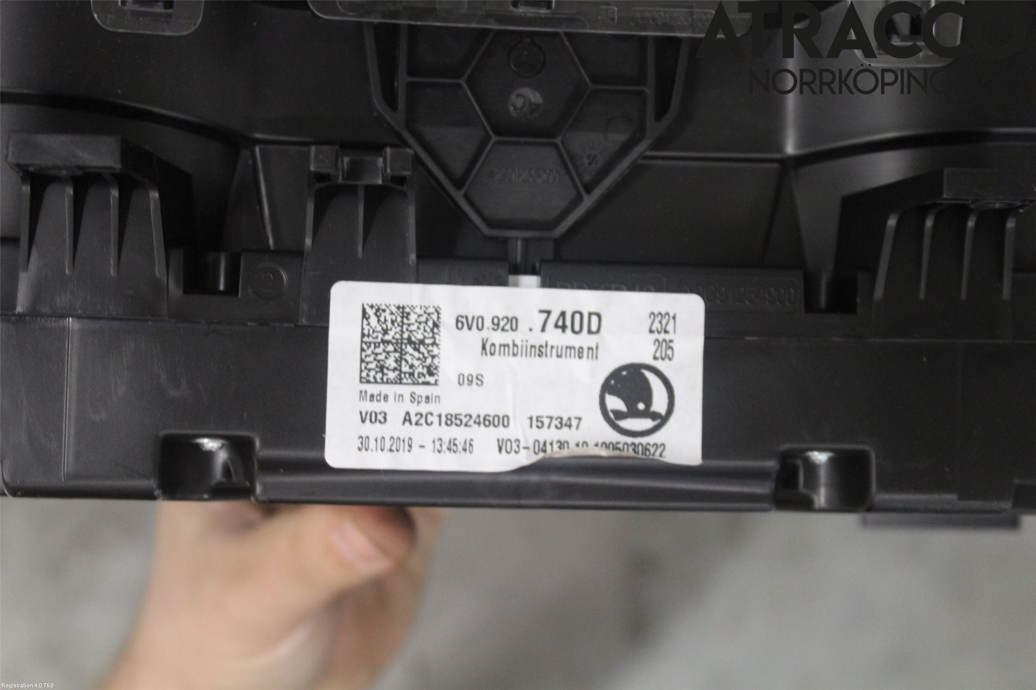 Skoda FABIA 15-21 Instr Kombinert