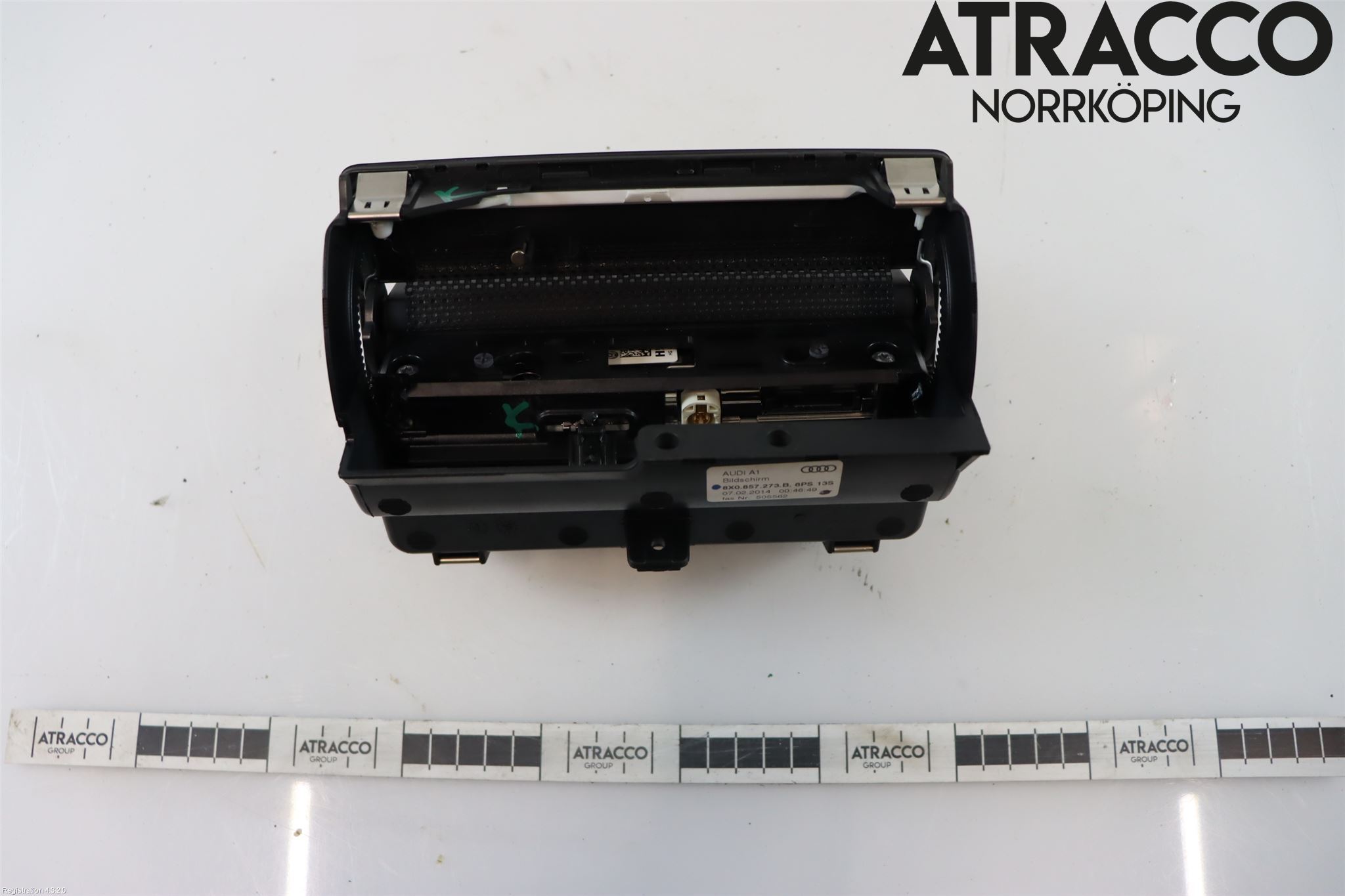 Audi A1/S1 11-18 Instr Skjerm Dvd-Gps-Ac-Tlf