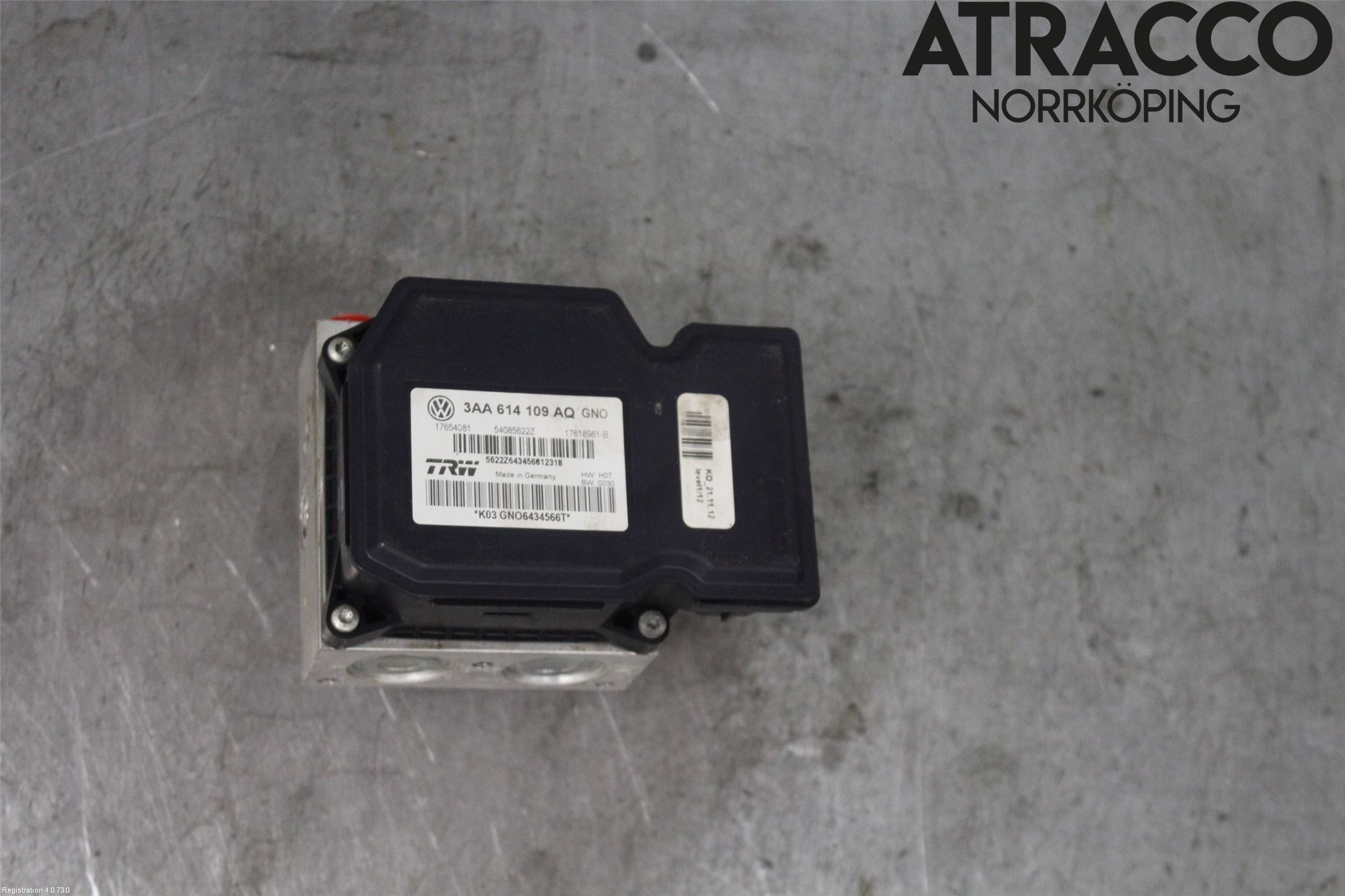 Volkswagen VW PASSAT 11-14 Abs Hydraulikkaggregat