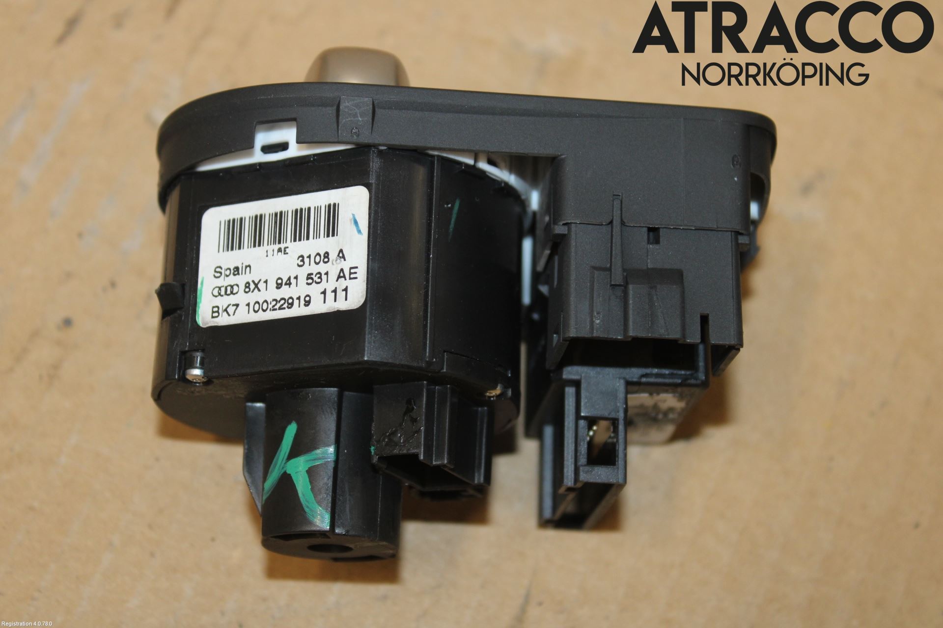 Audi A1/S1 11-18 Bryter Hovedlys