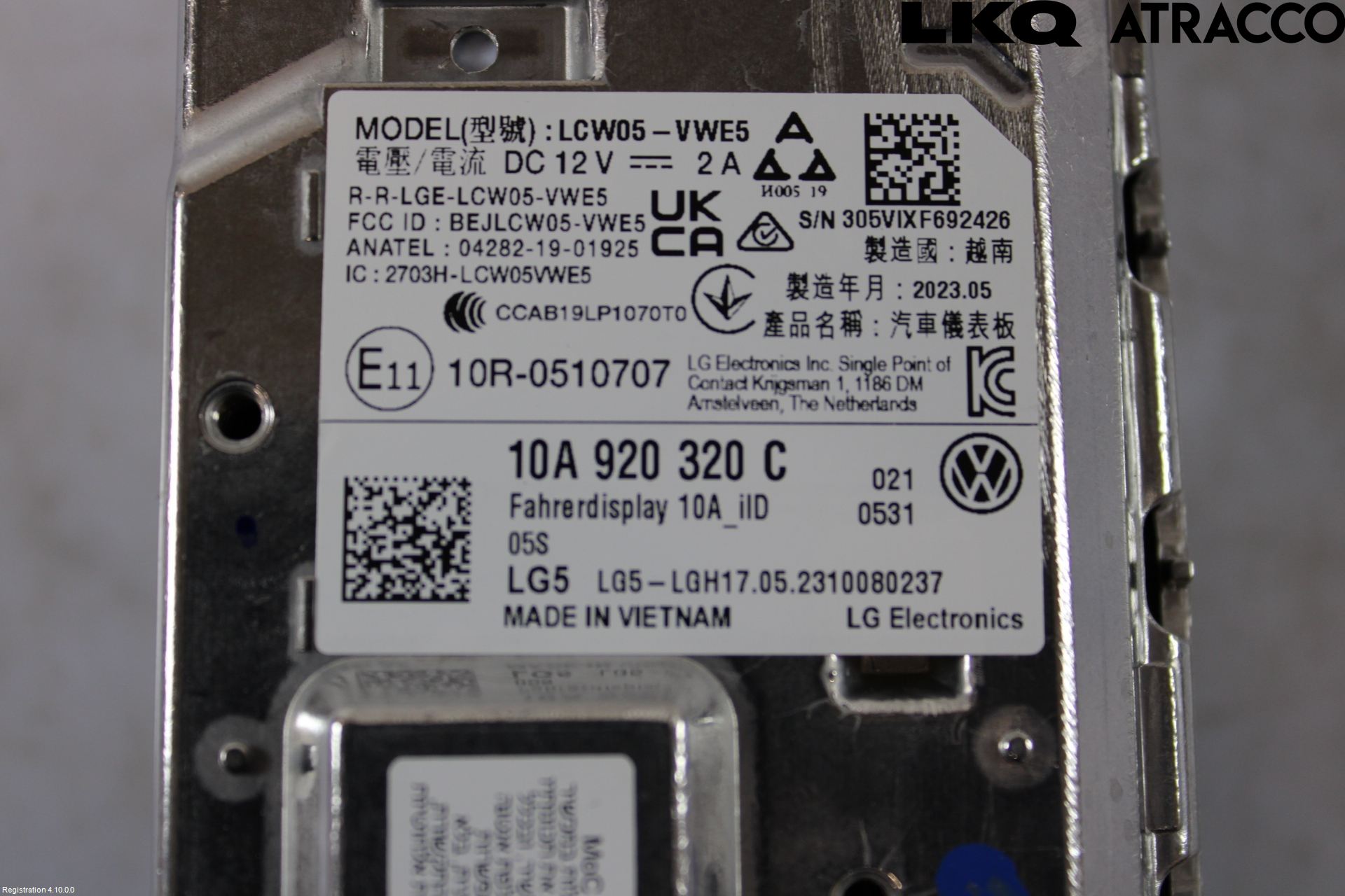 Volkswagen VW ID.3 21- Instr Kombinert
