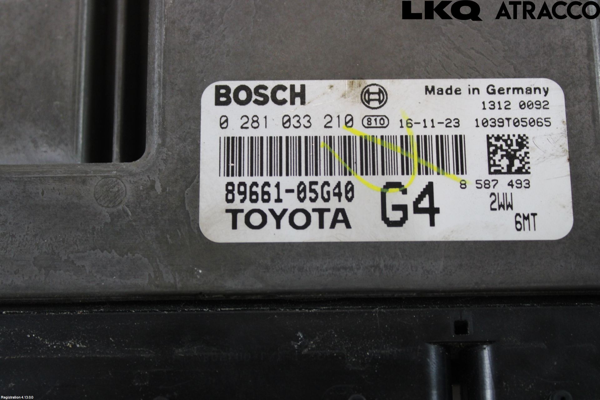Toyota AVENSIS 16-18 Styreenhet Dieselpumpe