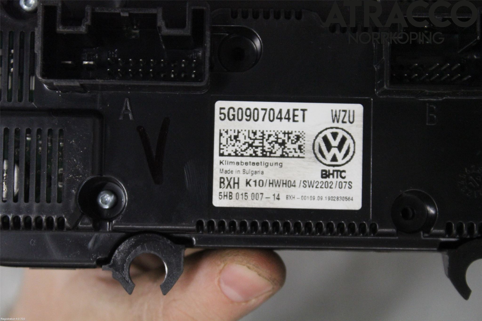 Volkswagen VW PASSAT 15-19 Varmeapparat Panel(Regulering)