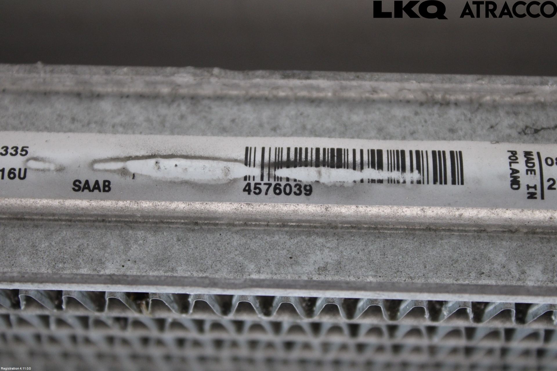 Saab 9-5 -05 Intercooler Radiator