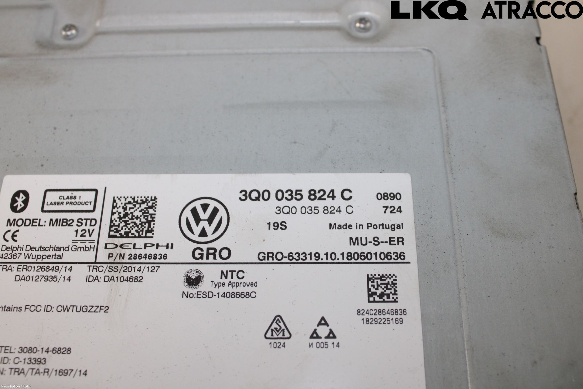 Volkswagen VW TIGUAN 16-24 Stereo Radio Med Cd