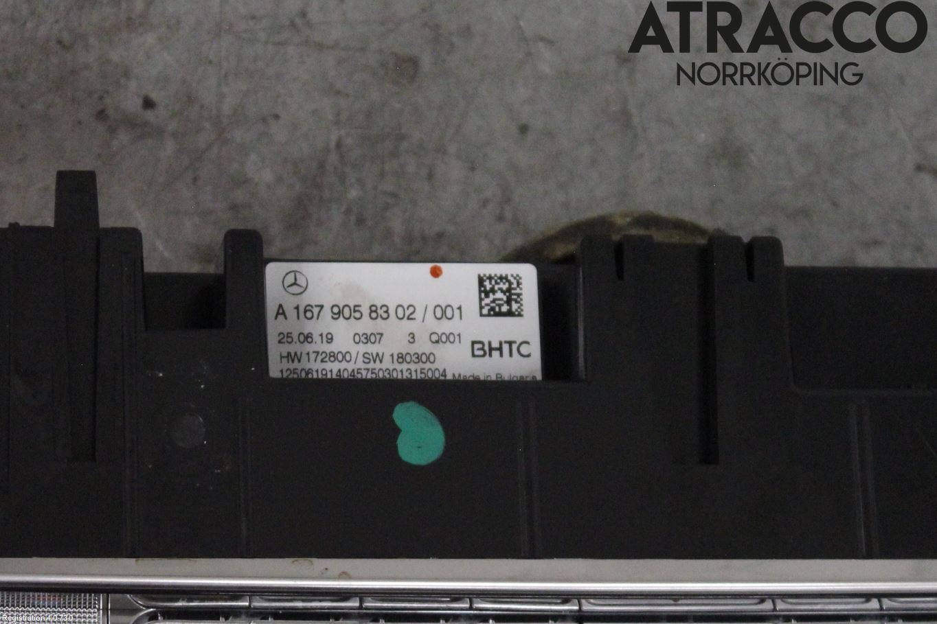 Mercedes-Benz MB A-KLASS (W177) 18- Varmeapparat Panel(Regulering)